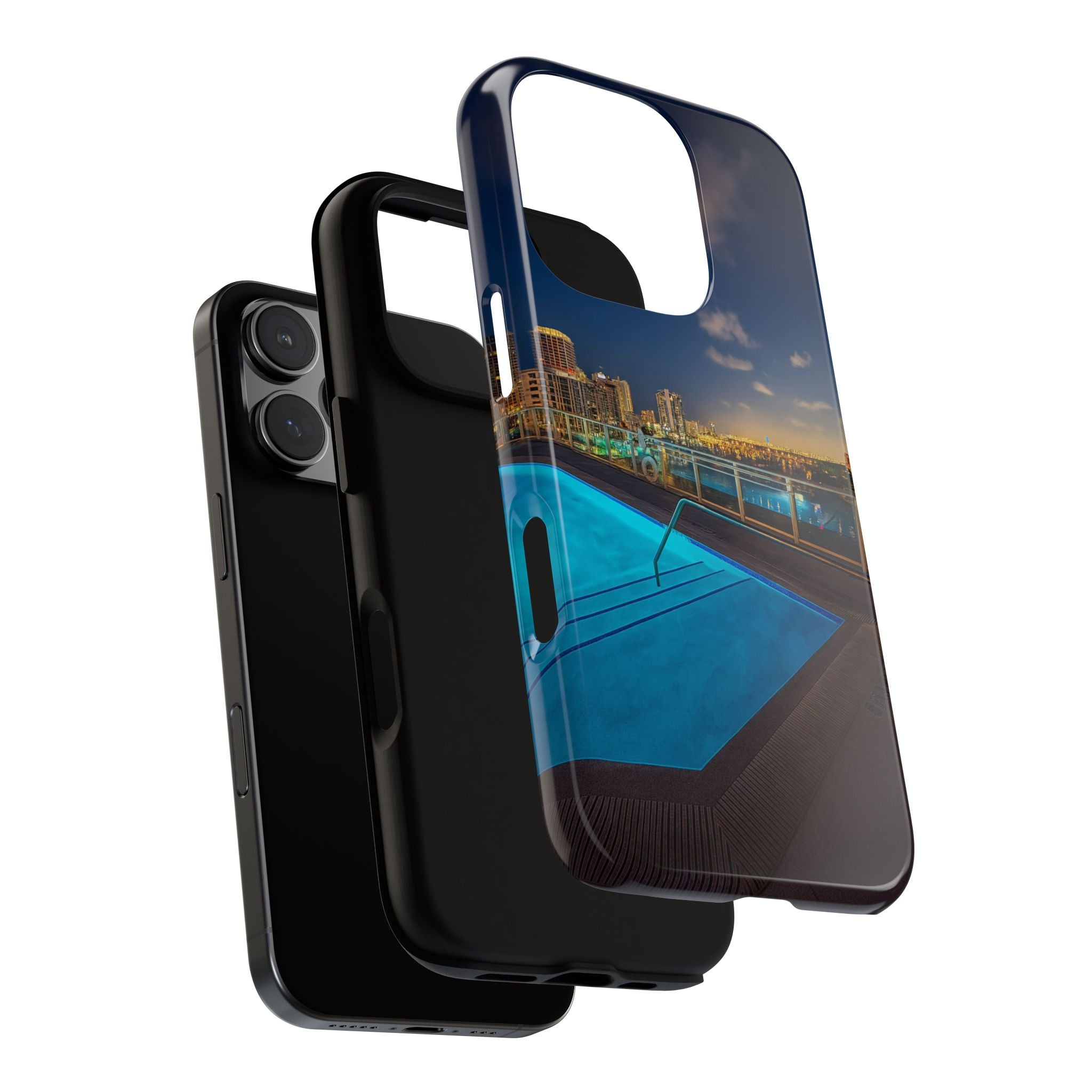 "Skyline Reflections" – Printed Phone Case