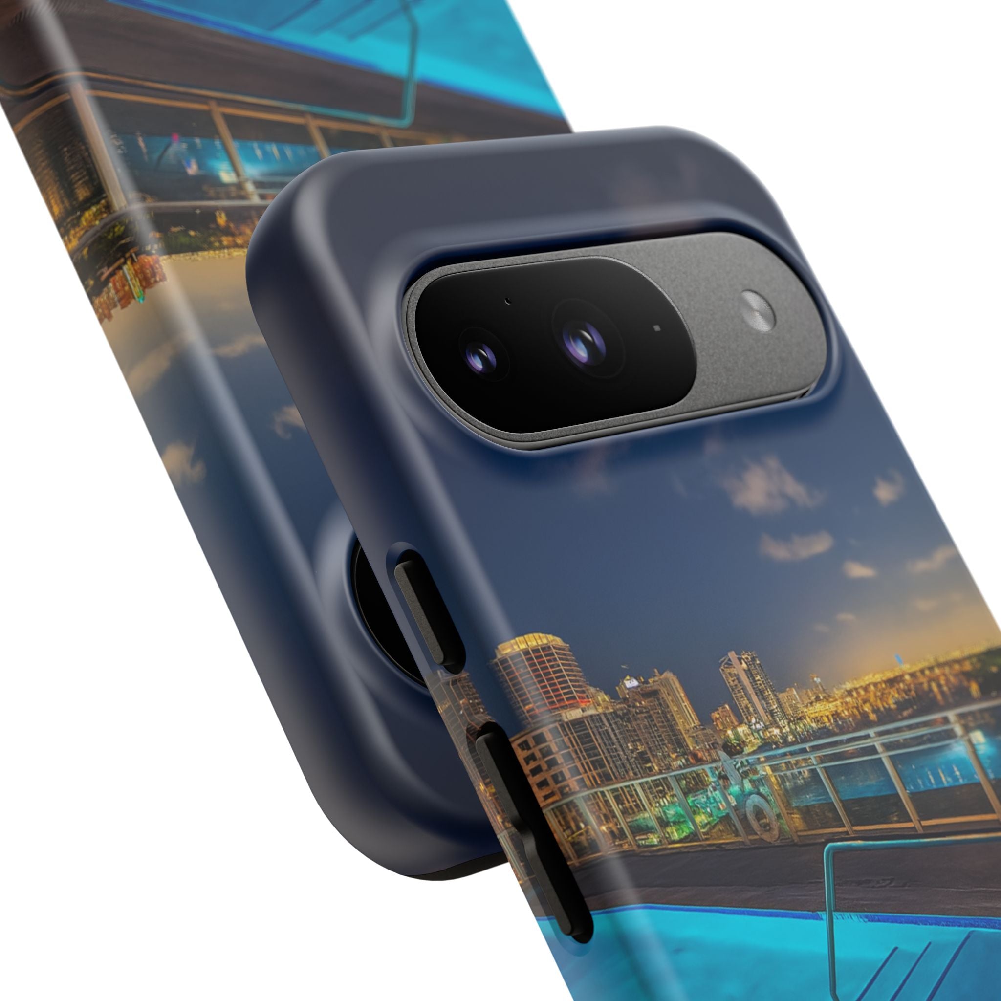 "Skyline Reflections" – Printed Phone Case