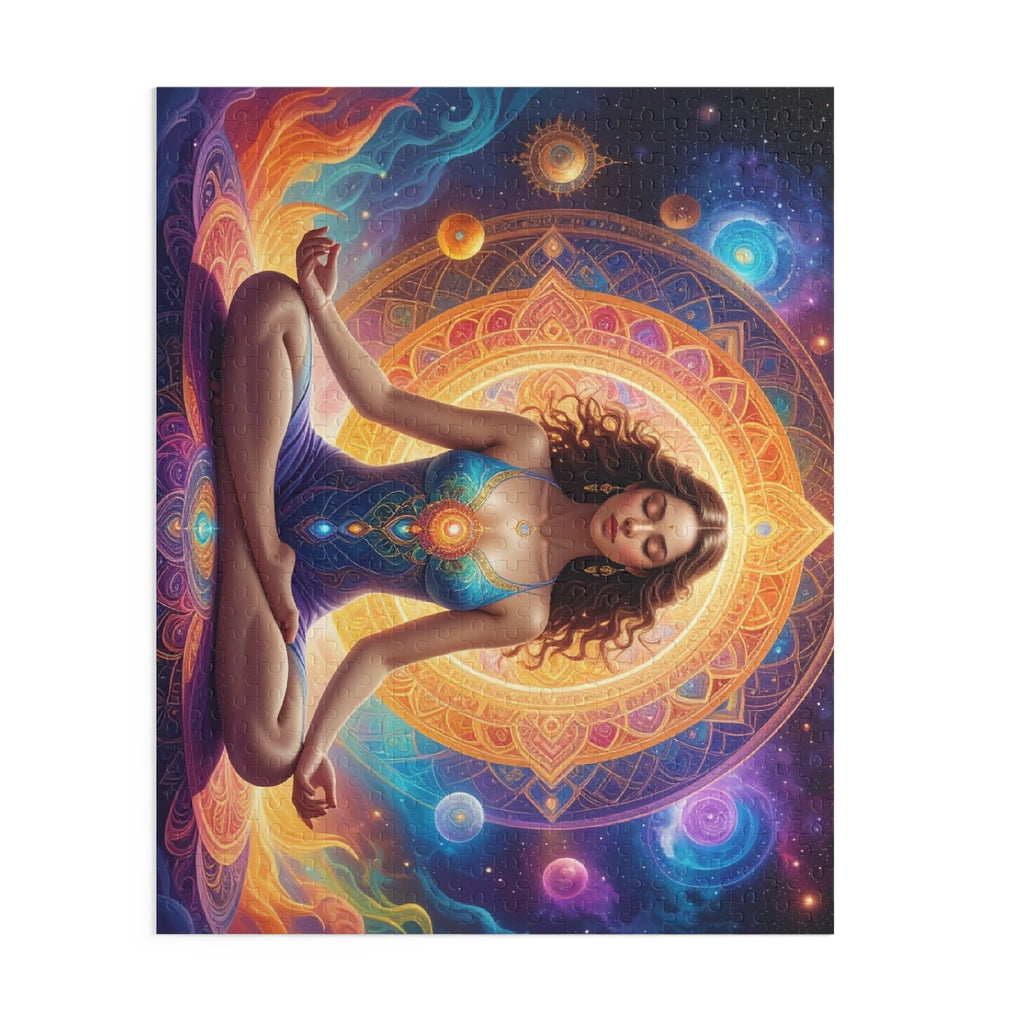 Celestial Meditation: Cosmic Spiritual Journey, Digital Mandala Fantasy Art -  L'Art Puzzle