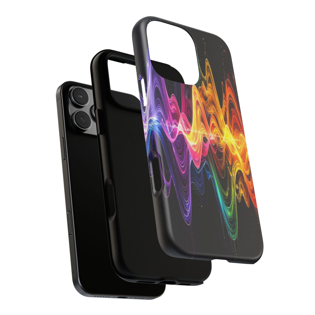 Resonant Spectrum: Digital Sound Wave Visualization, Chromatic Energy Flow - L’Art Suprême Phone Case
