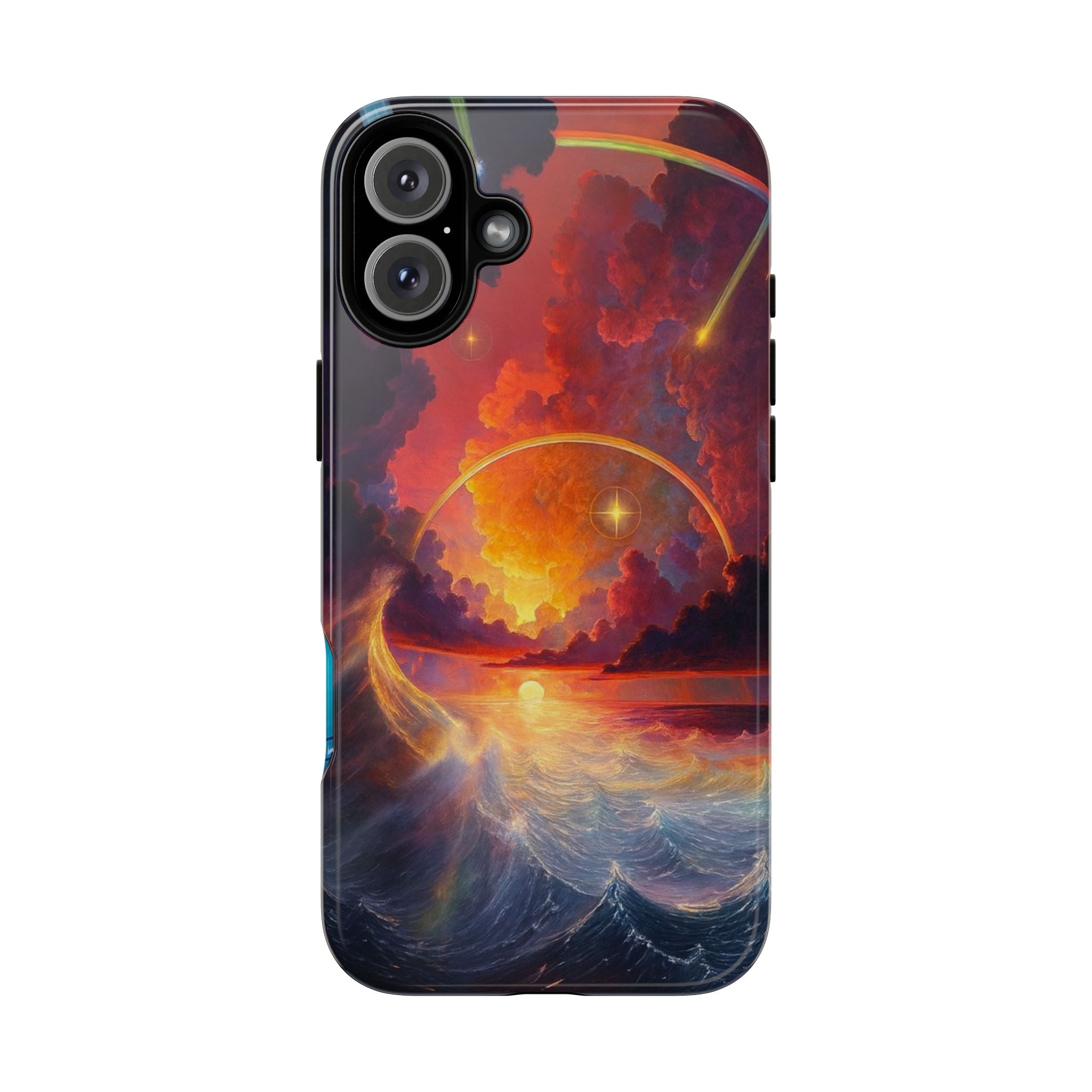 "Celestial Tides" – Printed Tough Phone Case