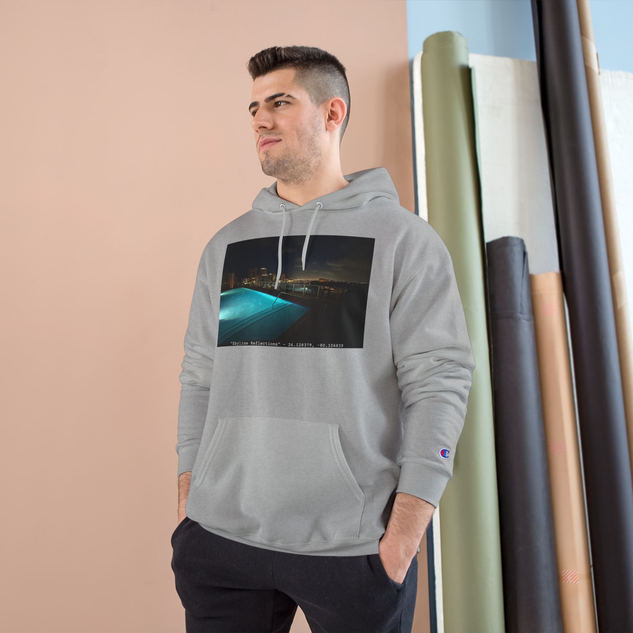 "Skyline Reflections" – Champion Edition Hoodie