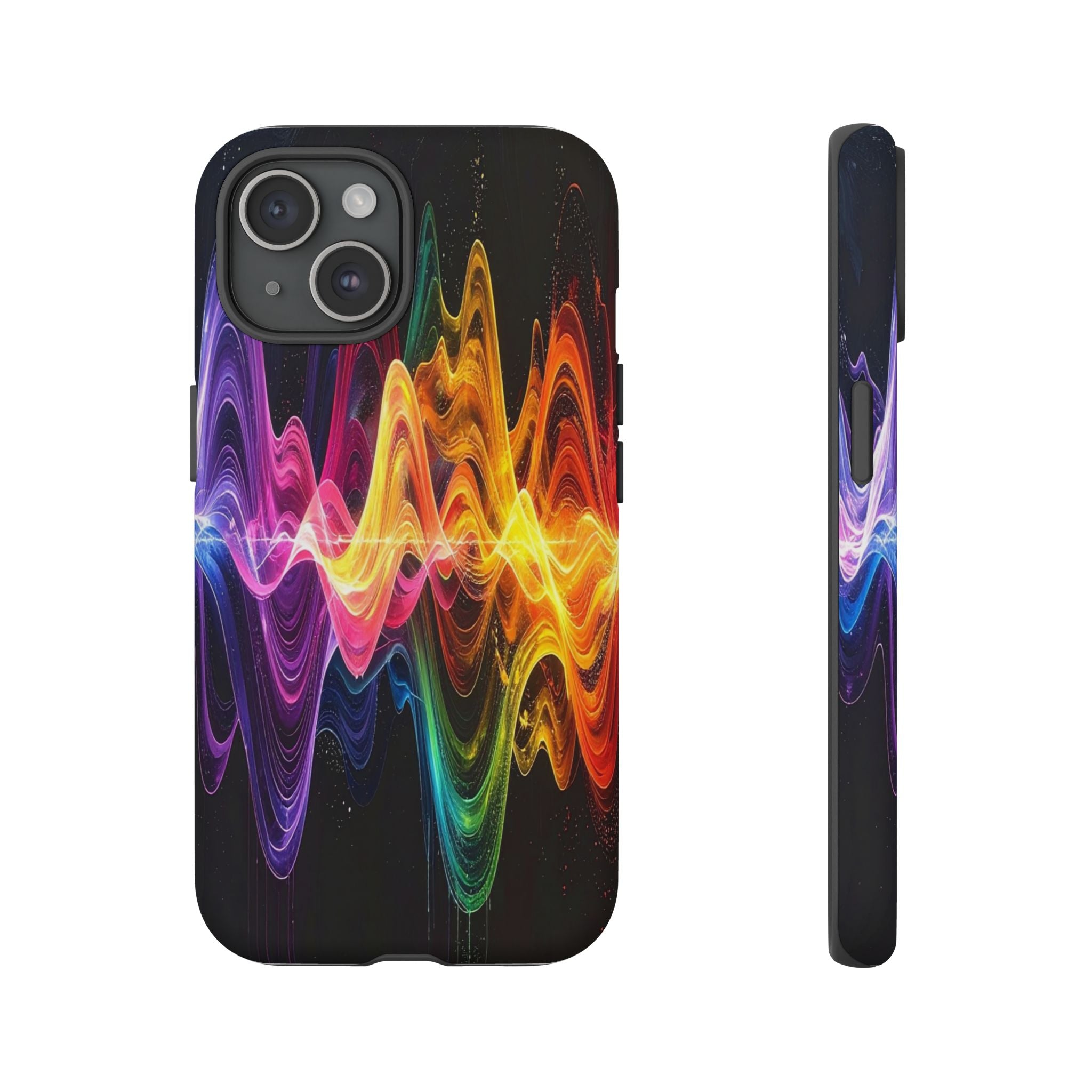 Resonant Spectrum: Digital Sound Wave Visualization, Chromatic Energy Flow - L’Art Suprême Phone Case
