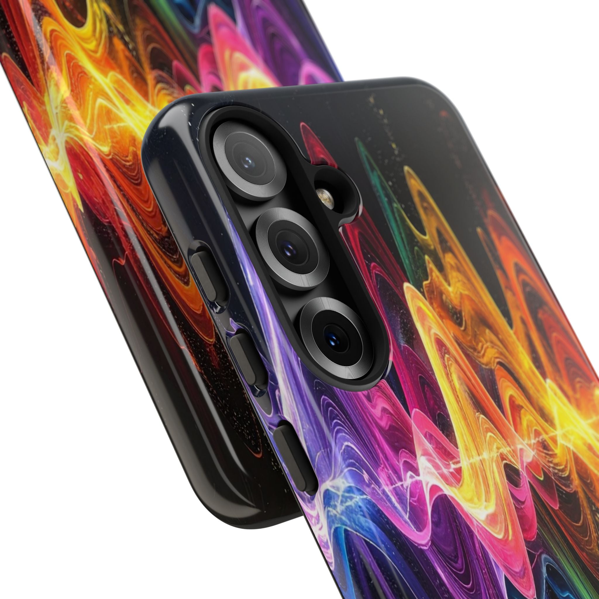 Resonant Spectrum: Digital Sound Wave Visualization, Chromatic Energy Flow - L’Art Suprême Phone Case
