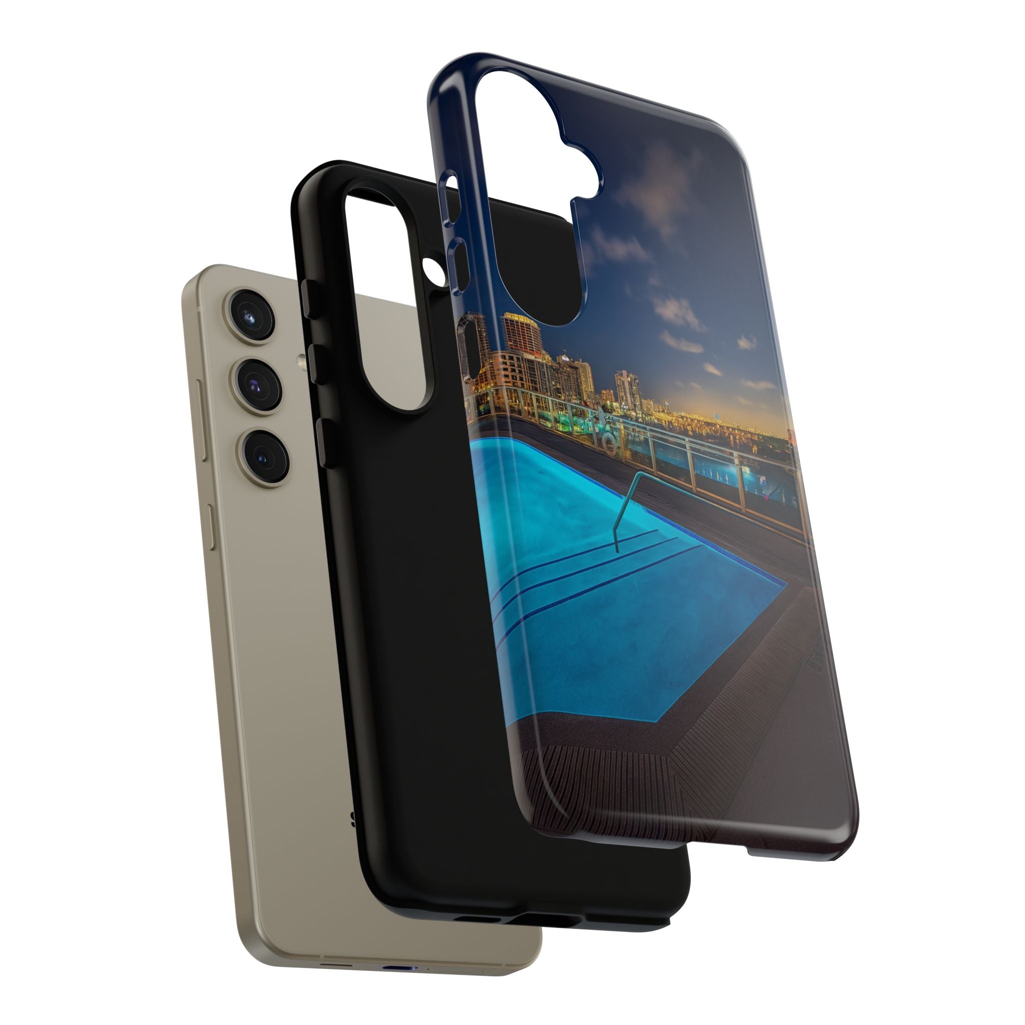 "Skyline Reflections" – Printed Phone Case