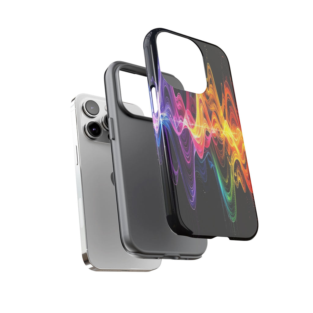 Resonant Spectrum: Digital Sound Wave Visualization, Chromatic Energy Flow - L’Art Suprême Phone Case