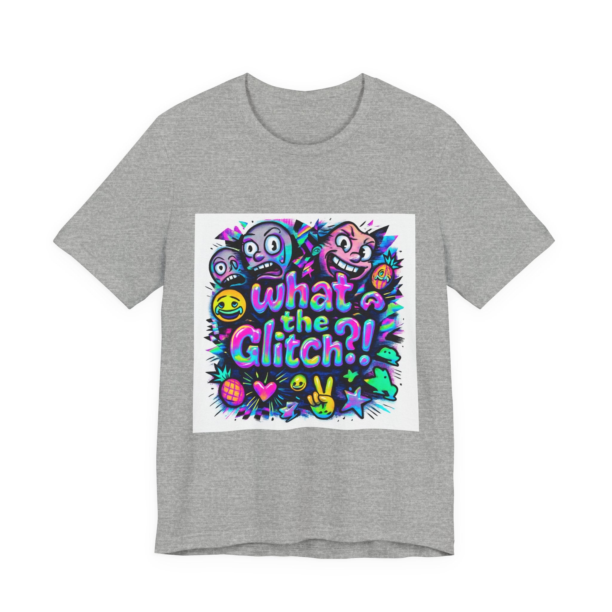 "What the Glitch" - Unisex Jersey Short Sleeve T-Shirt