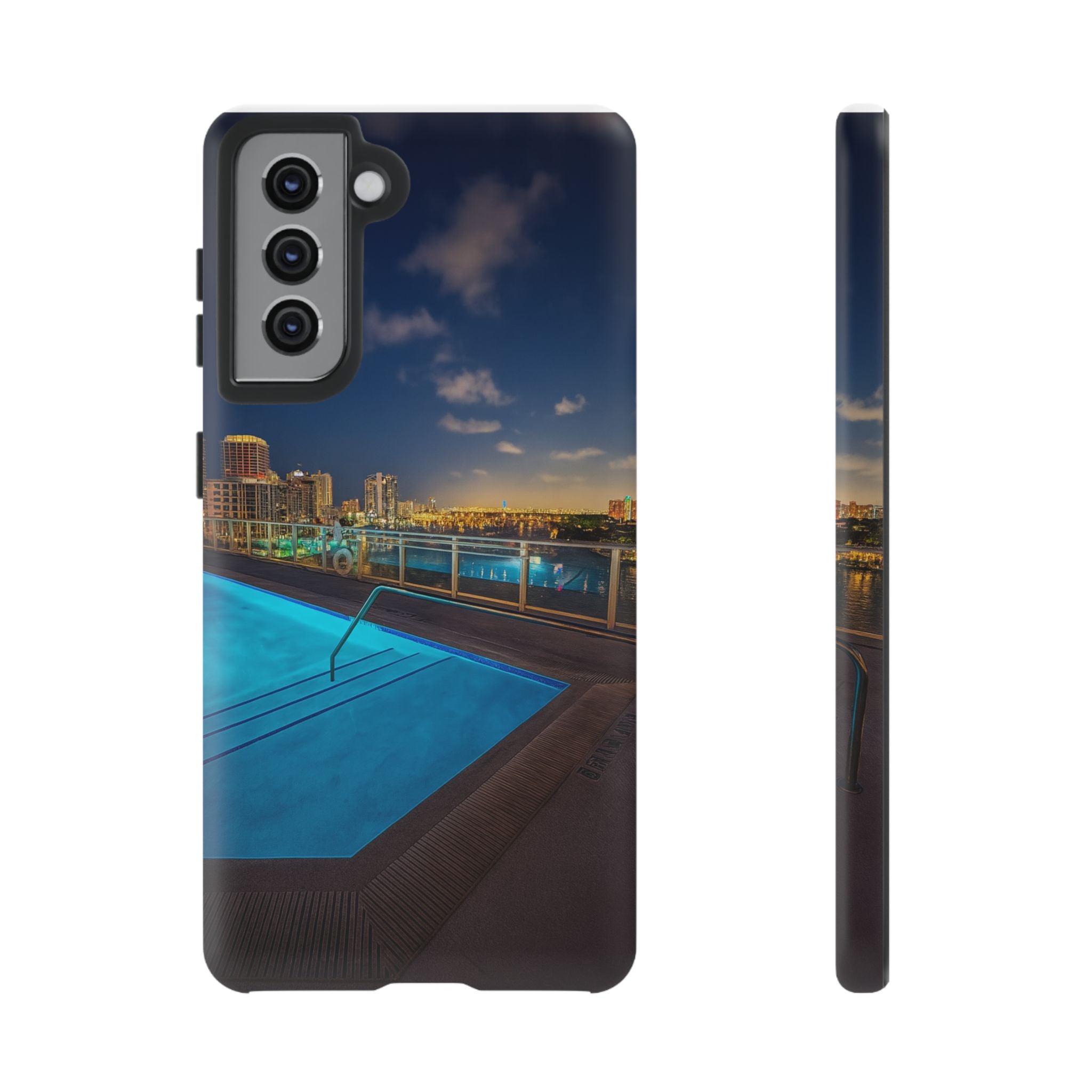 "Skyline Reflections" – Printed Phone Case