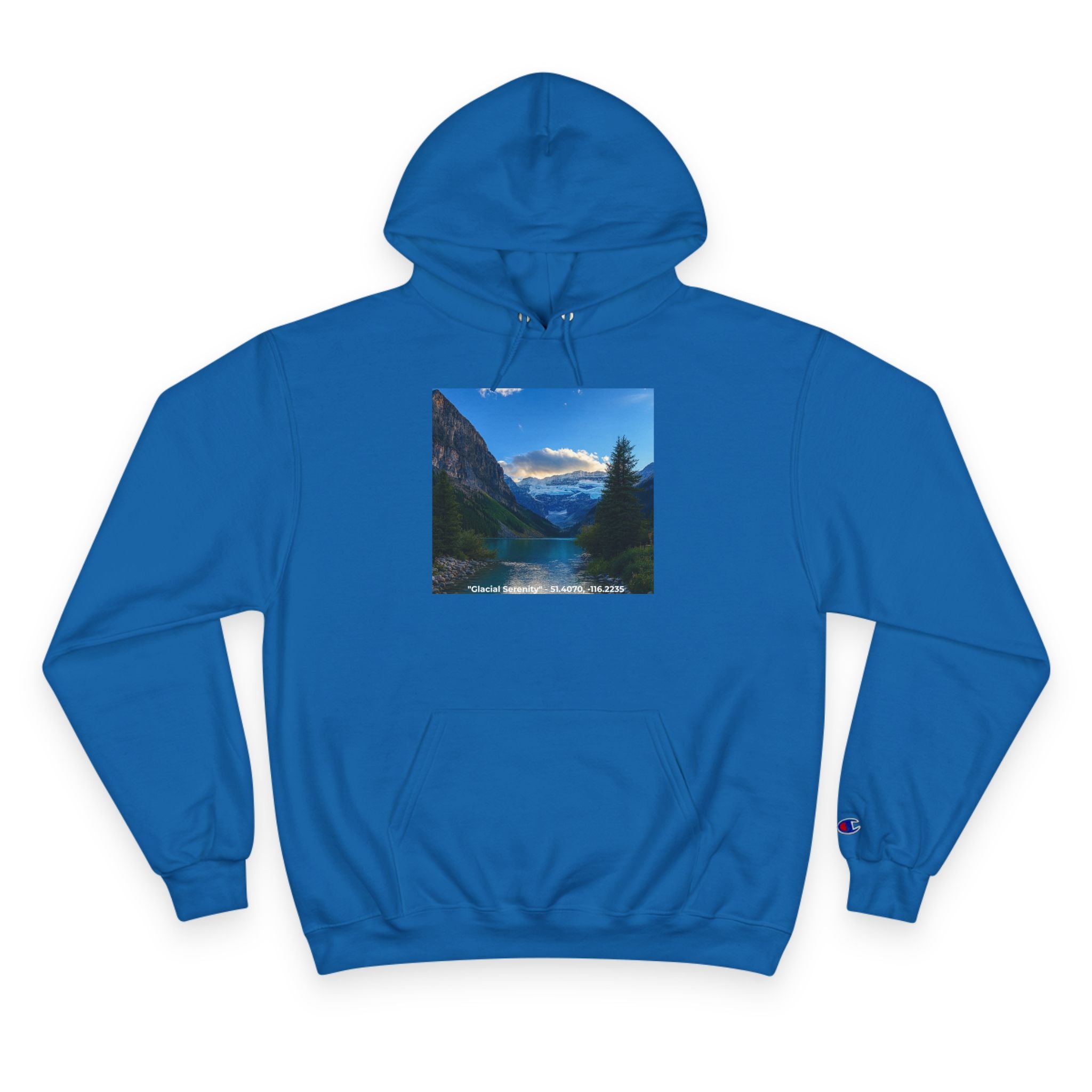 "Glacial Serenity" – Champion Hoodie