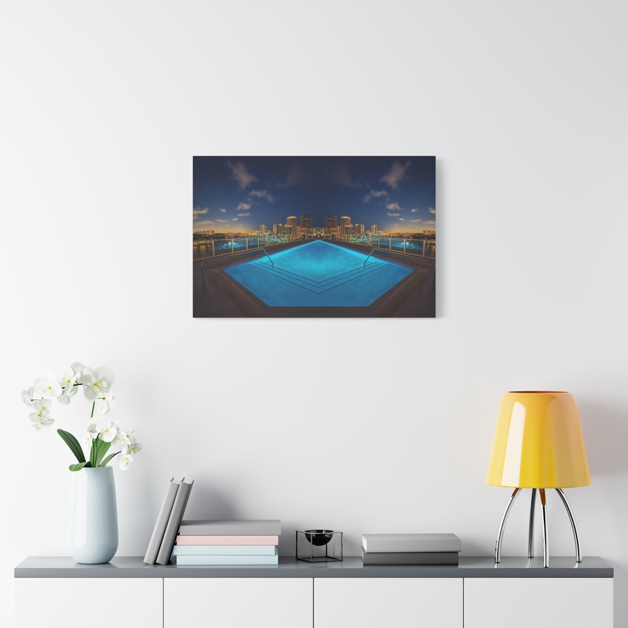 "Skyline Reflections" – Gallery Canvas Print