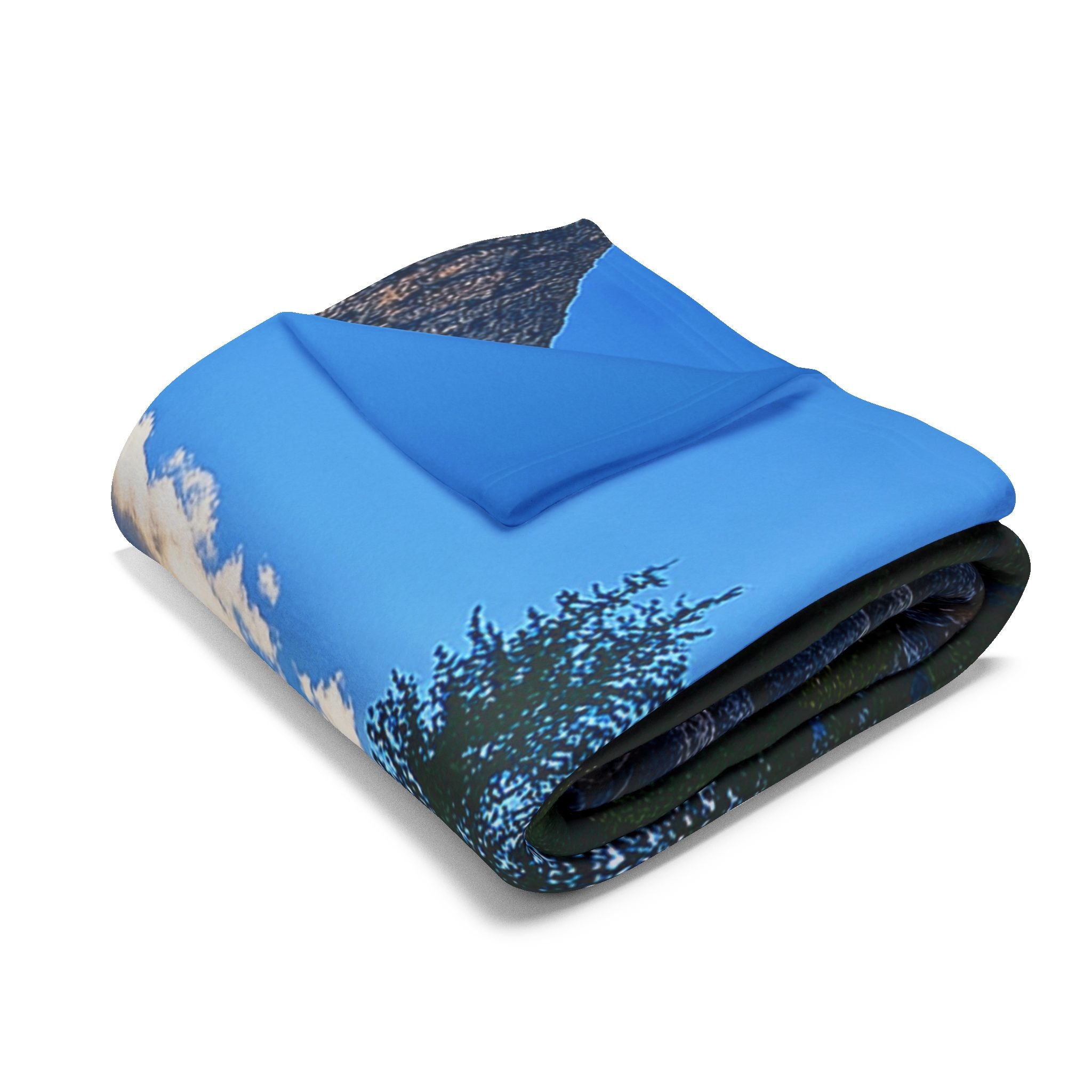 "Glacial Serenity" – Fleece Blanket
