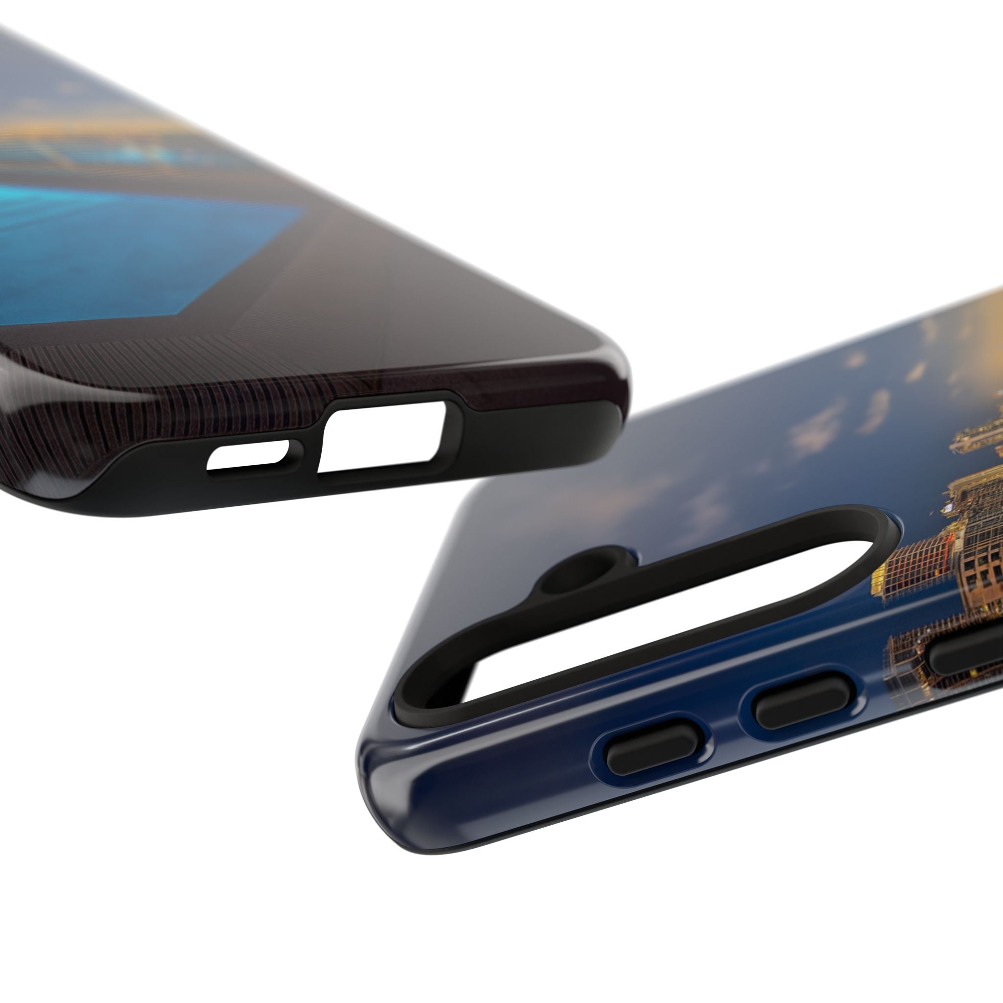 "Skyline Reflections" – Printed Phone Case