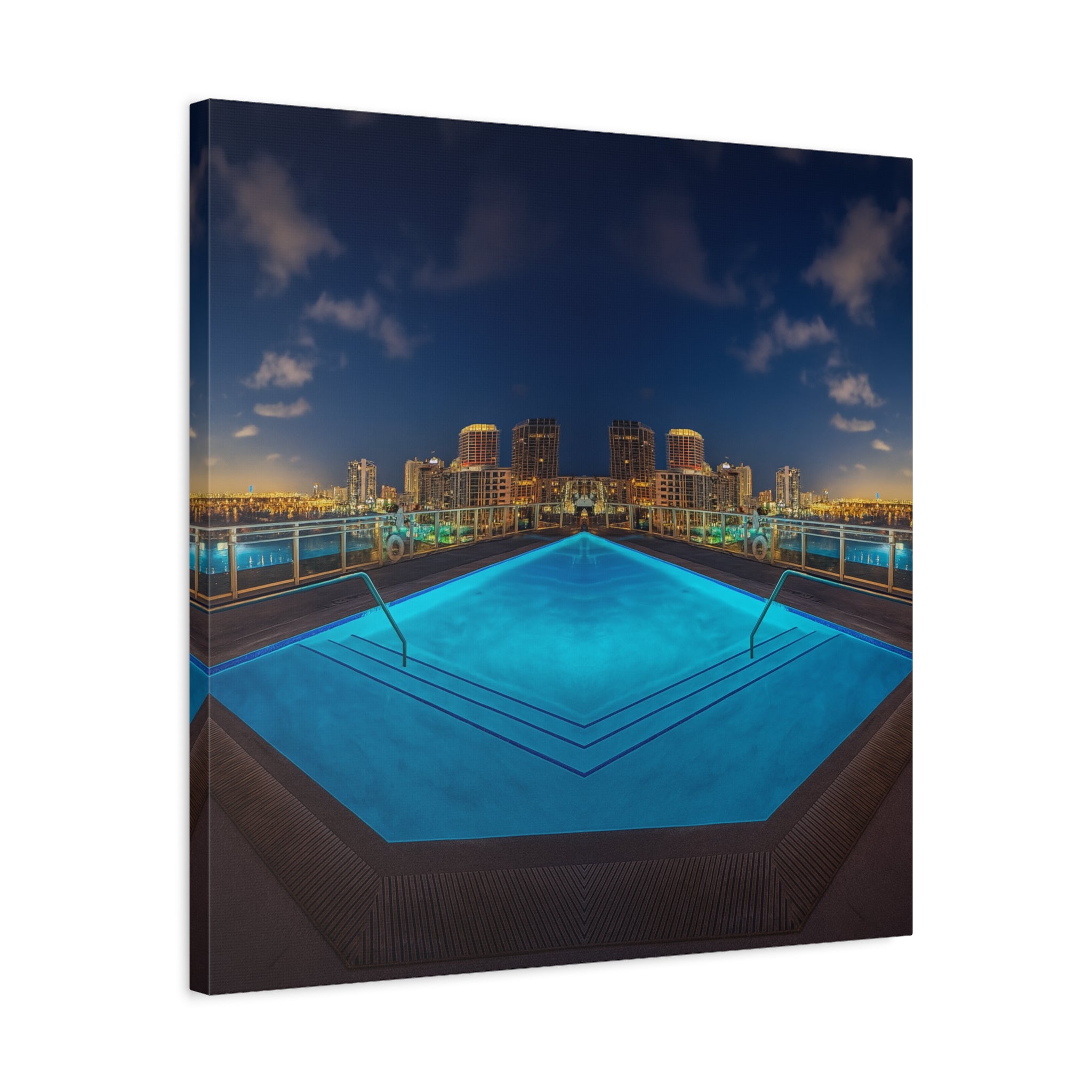"Skyline Reflections" – Gallery Canvas Print