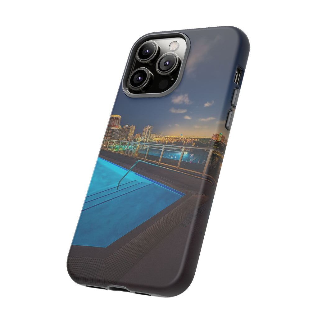 "Skyline Reflections" – Printed Phone Case