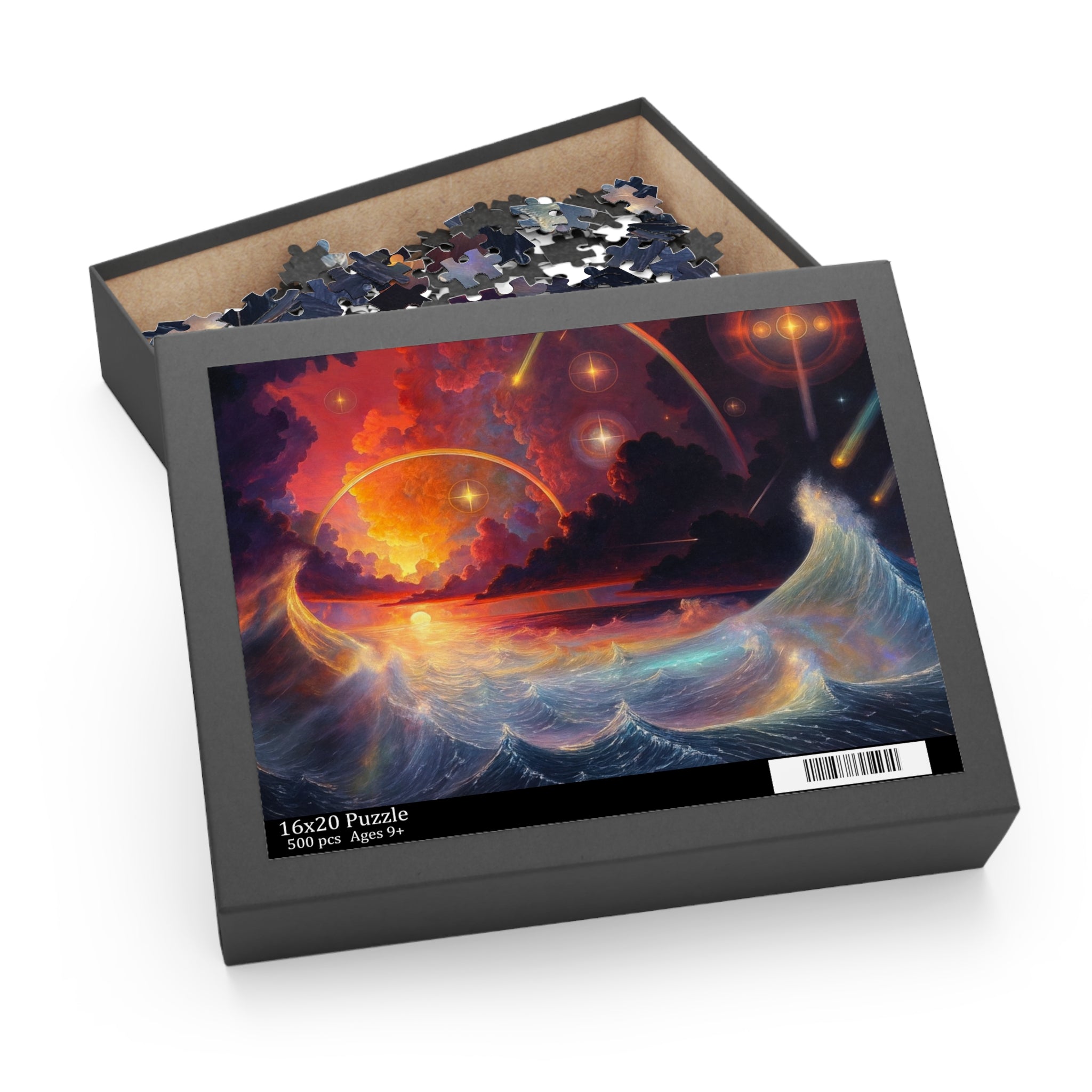 “Celestial Tides” – Cosmic Chaos x Ocean Calm Puzzle