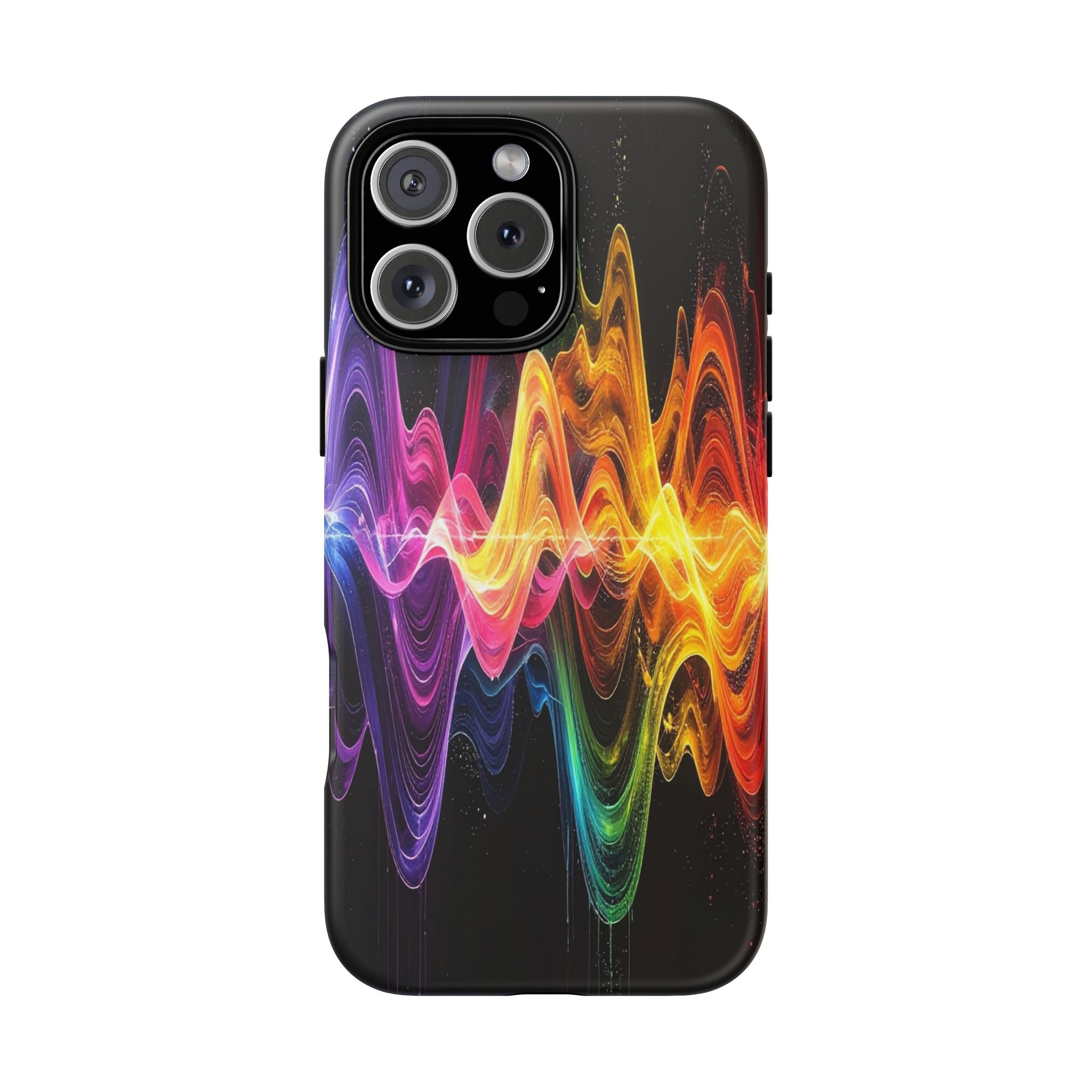 Resonant Spectrum: Digital Sound Wave Visualization, Chromatic Energy Flow - L’Art Suprême Phone Case