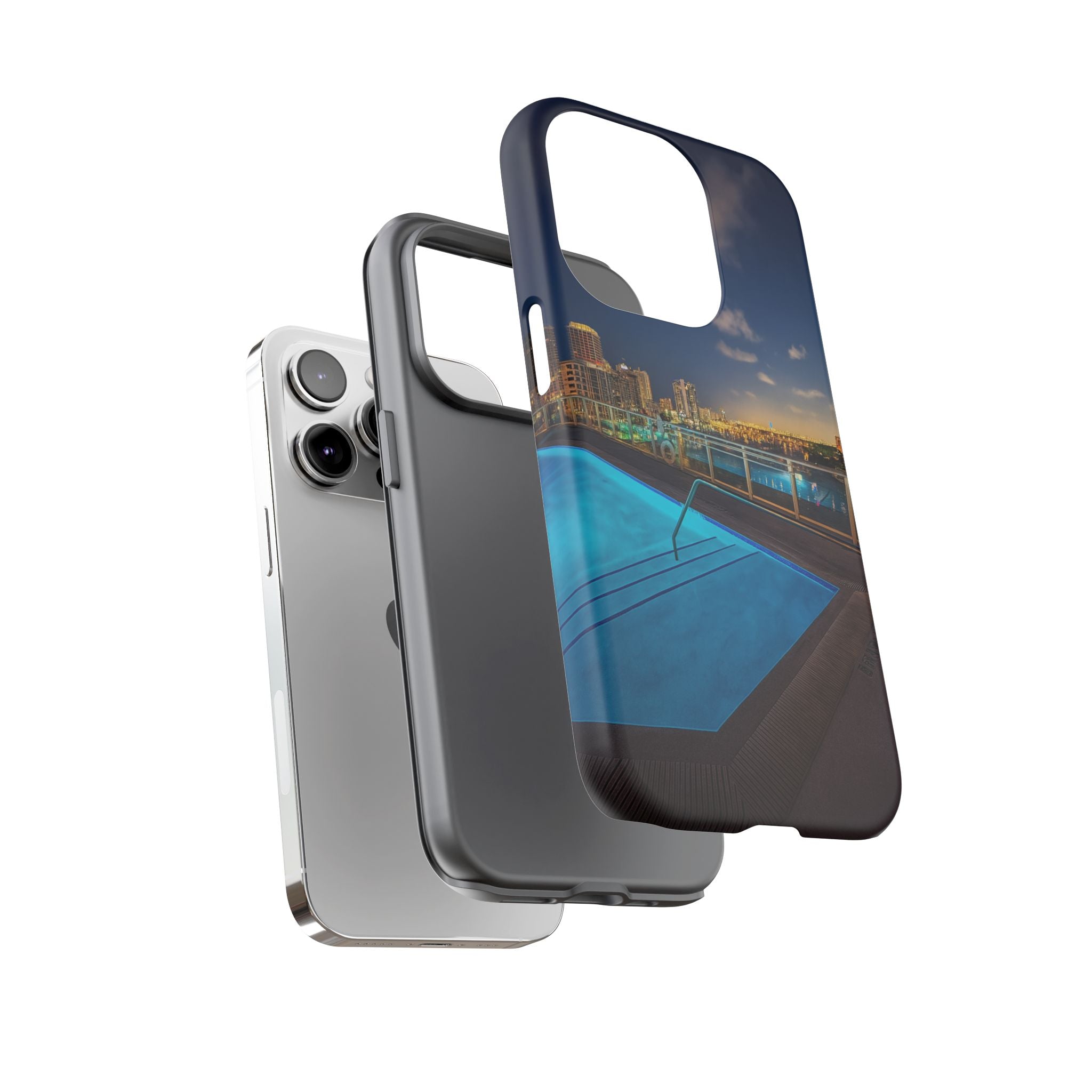 "Skyline Reflections" – Printed Phone Case