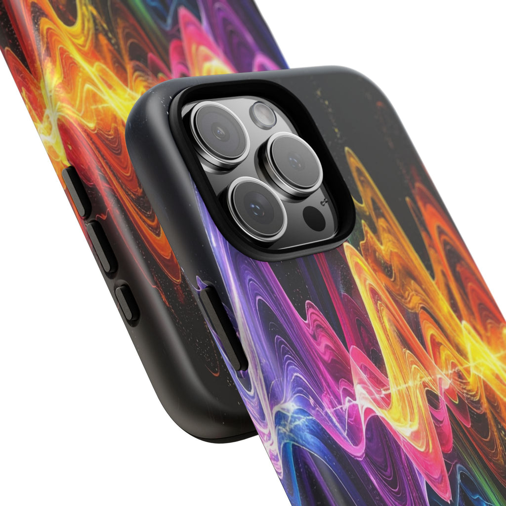 Resonant Spectrum: Digital Sound Wave Visualization, Chromatic Energy Flow - L’Art Suprême Phone Case