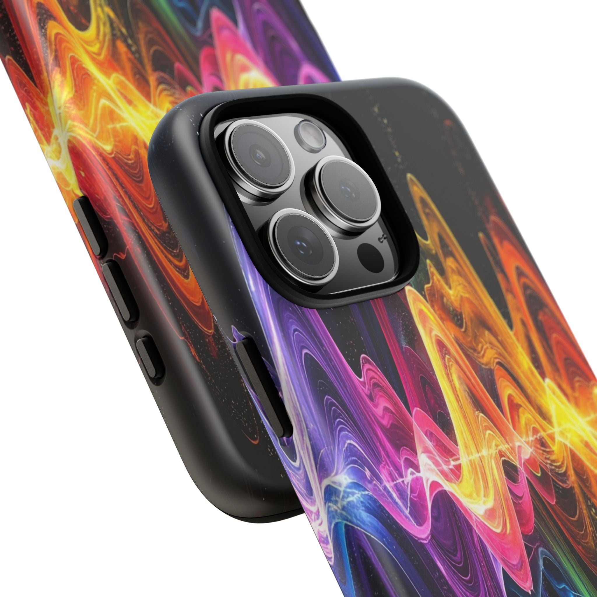 Resonant Spectrum: Digital Sound Wave Visualization, Chromatic Energy Flow - L’Art Suprême Phone Case