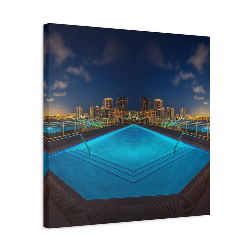 "Skyline Reflections" – Gallery Canvas Print