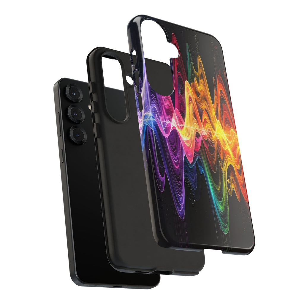 Resonant Spectrum: Digital Sound Wave Visualization, Chromatic Energy Flow - L’Art Suprême Phone Case