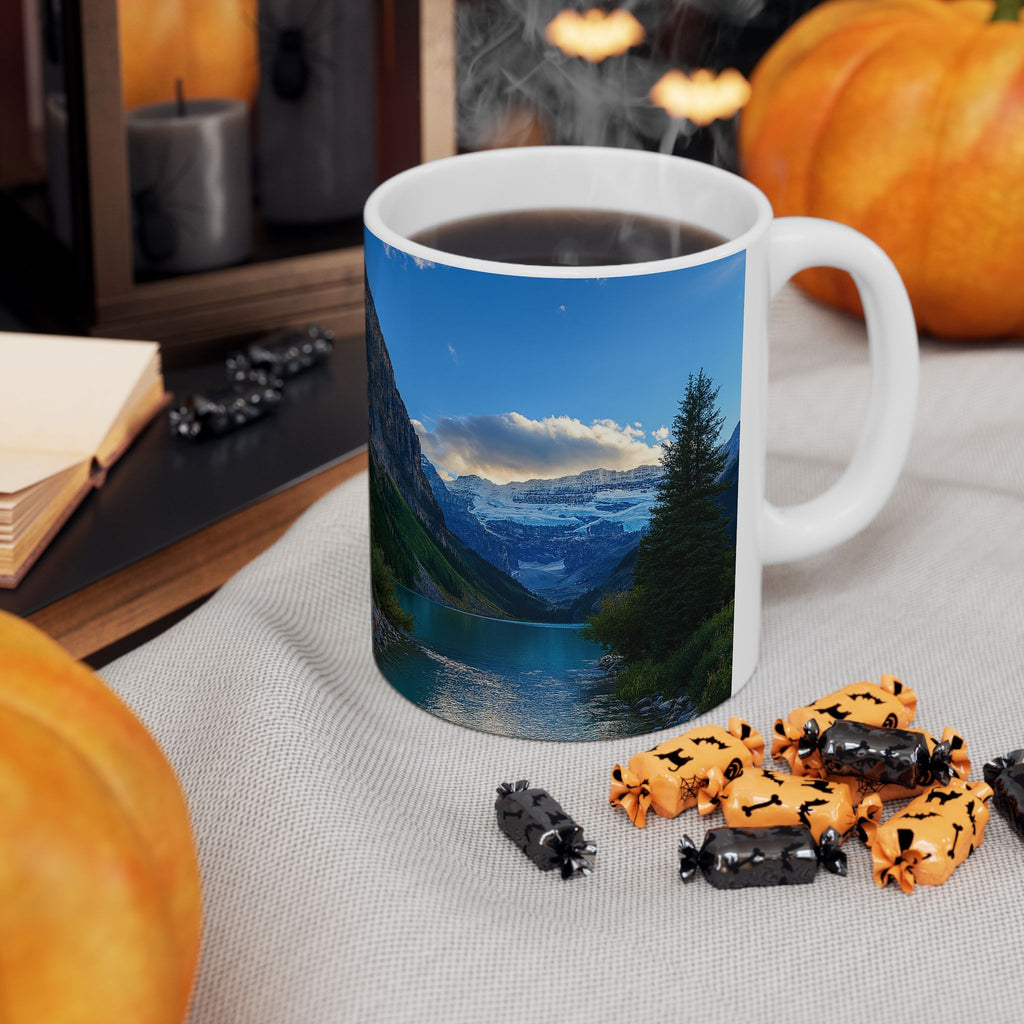 "Glacial Serenity" – Ceramic Mug