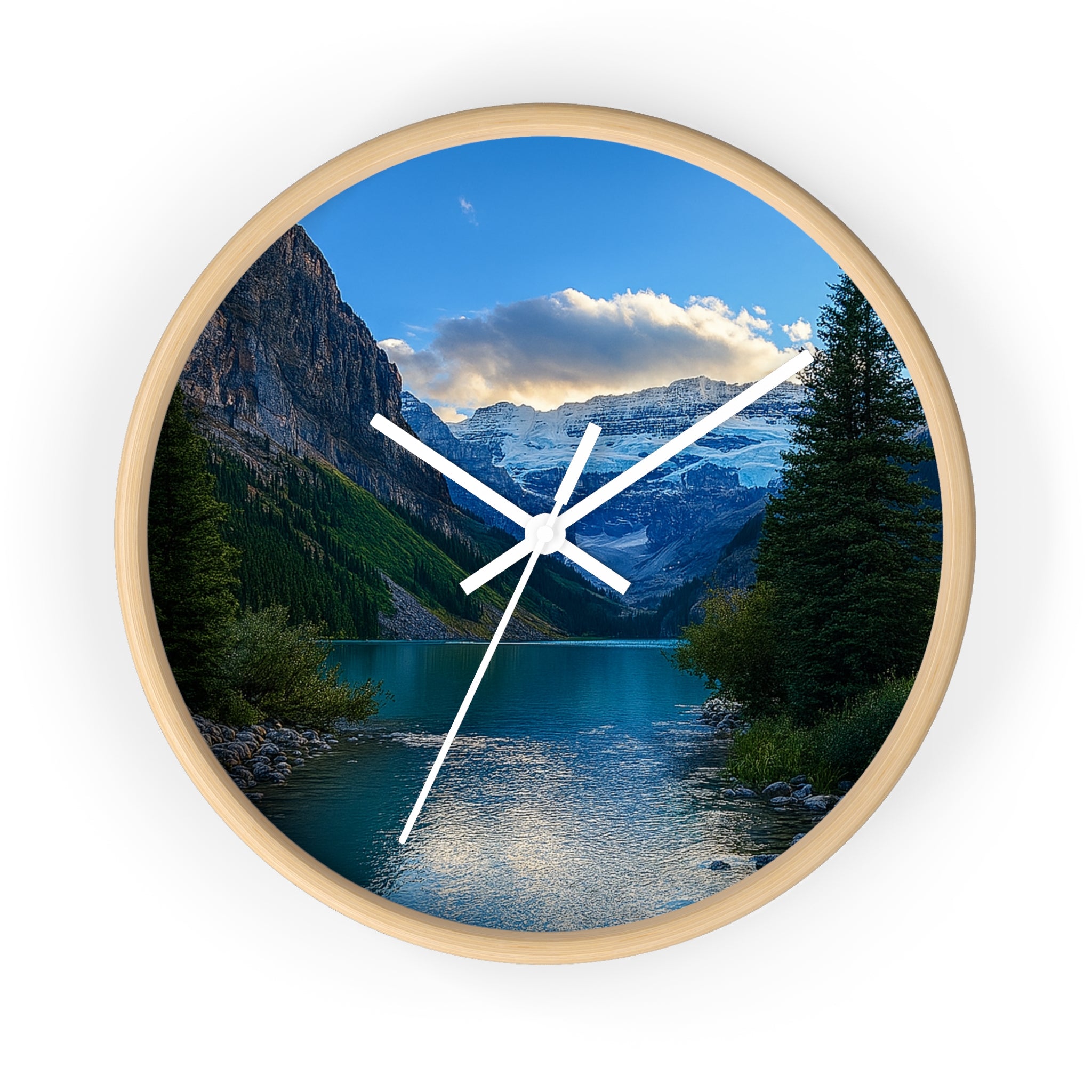 "Glacial Serenity" – Art Wall Clock