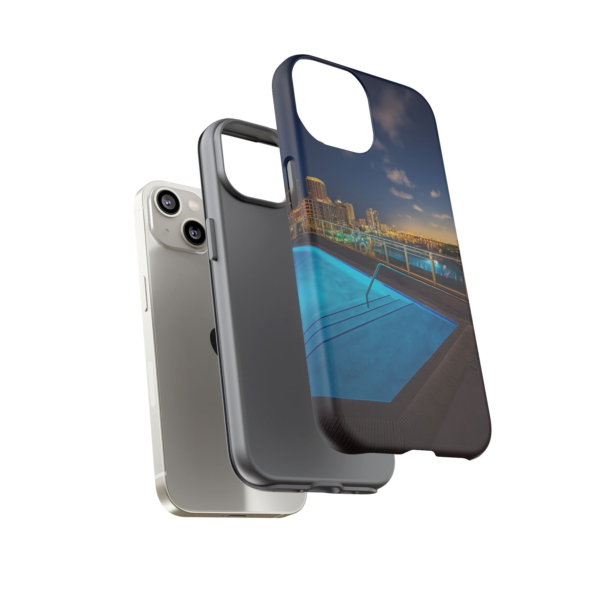 "Skyline Reflections" – Printed Phone Case