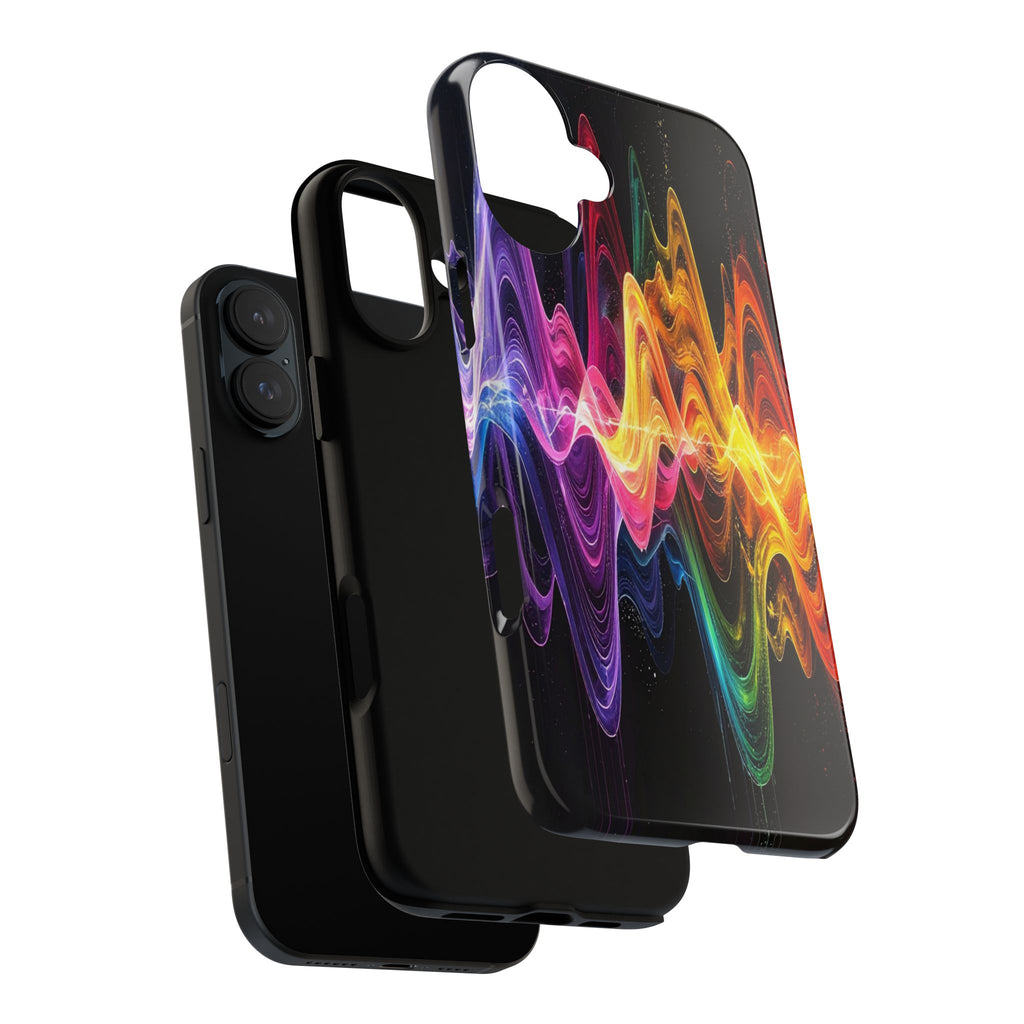 Resonant Spectrum: Digital Sound Wave Visualization, Chromatic Energy Flow - L’Art Suprême Phone Case