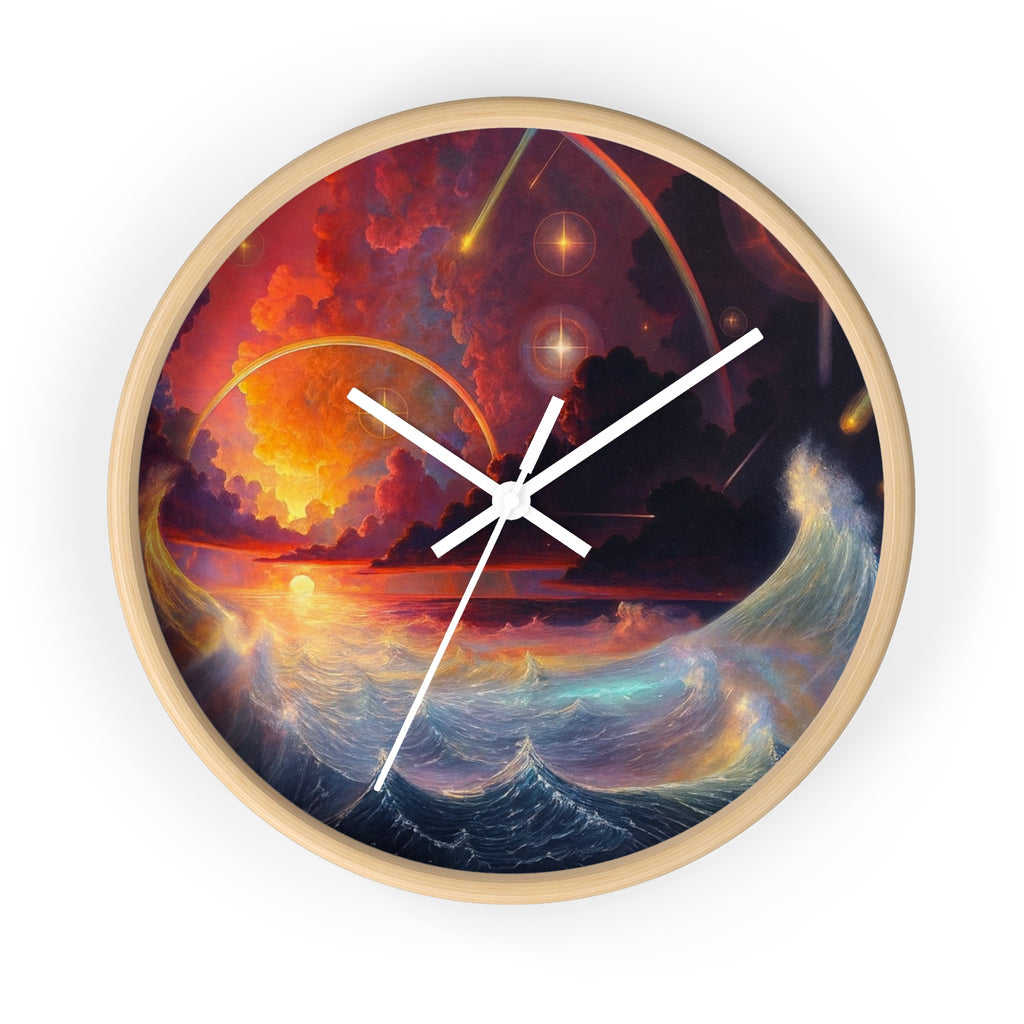 "Celestial Tides" – Art Wall Clock