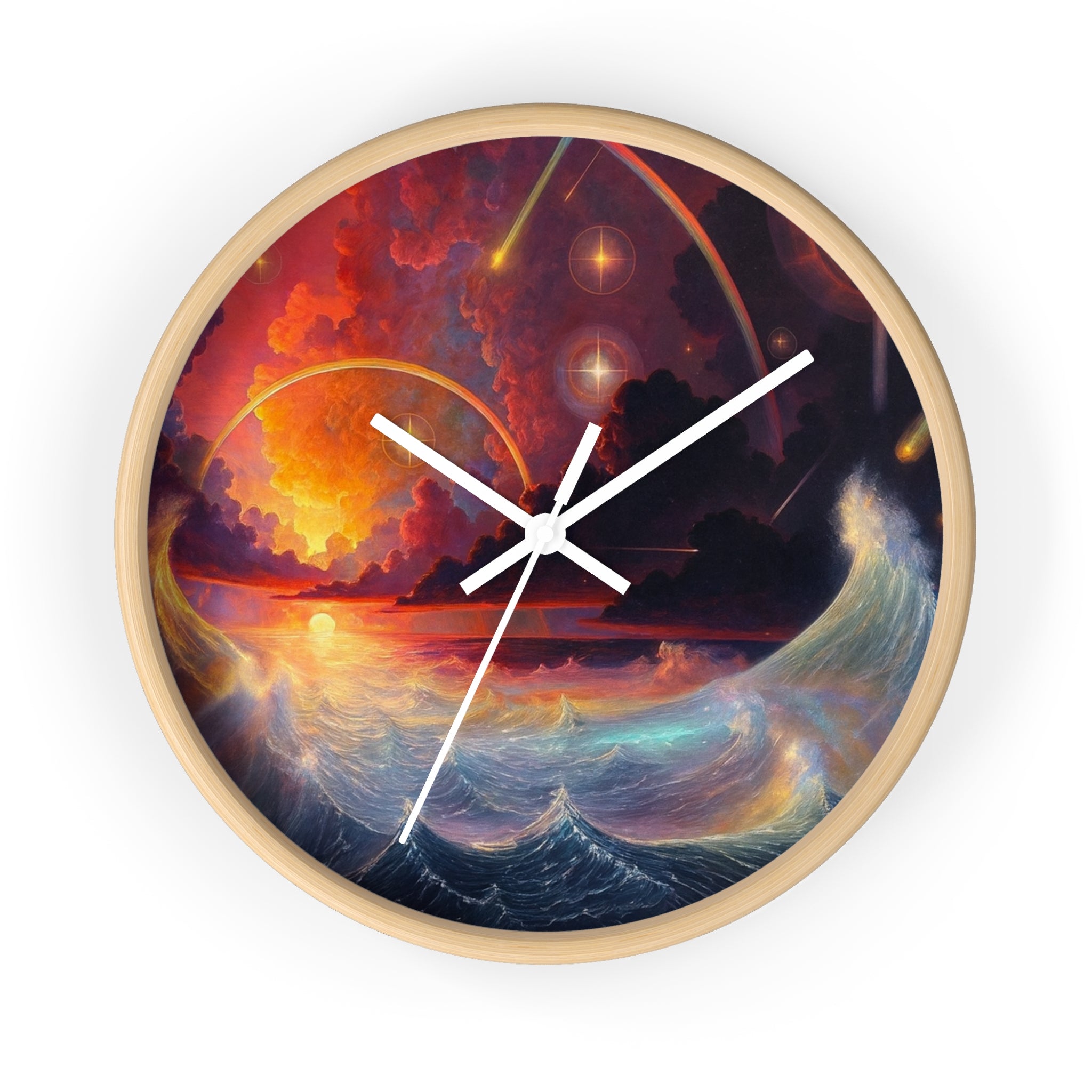 "Celestial Tides" – Art Wall Clock