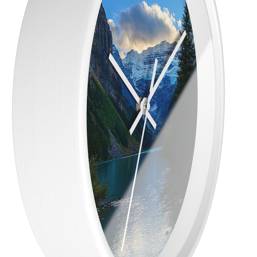"Glacial Serenity" – Art Wall Clock
