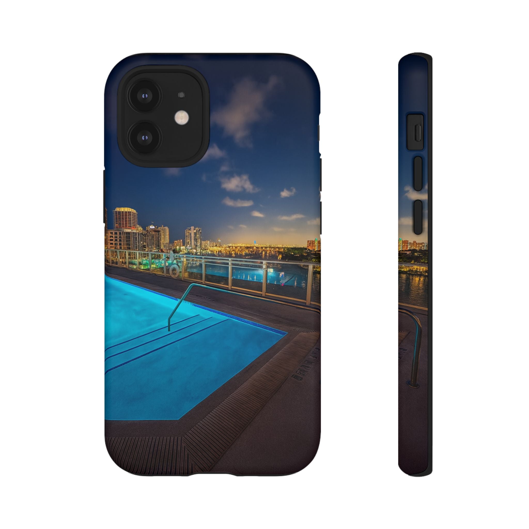 "Skyline Reflections" – Printed Phone Case