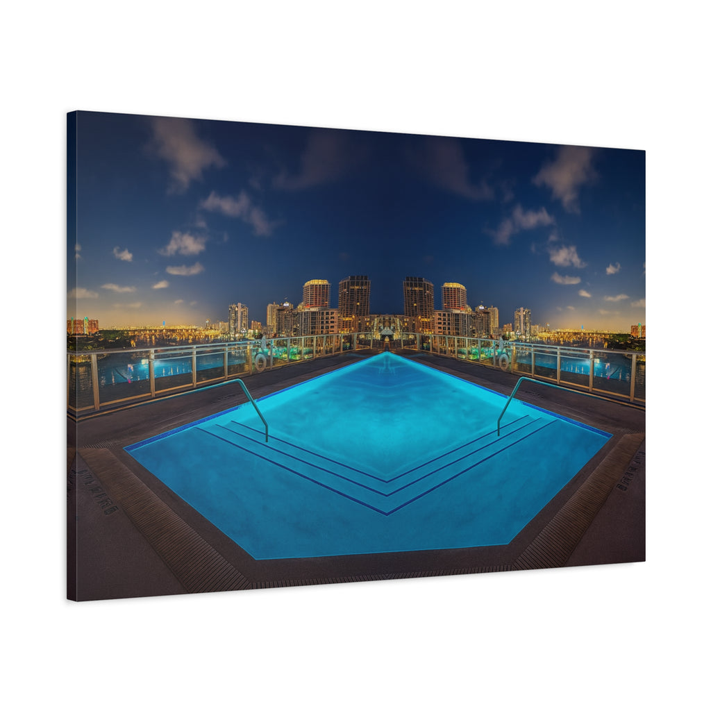 "Skyline Reflections" – Gallery Canvas Print
