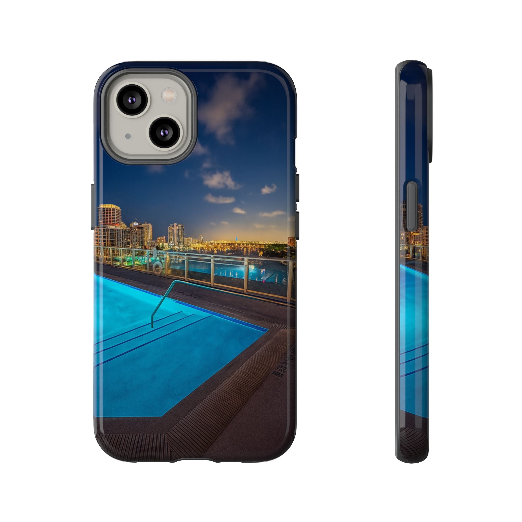 "Skyline Reflections" – Printed Phone Case