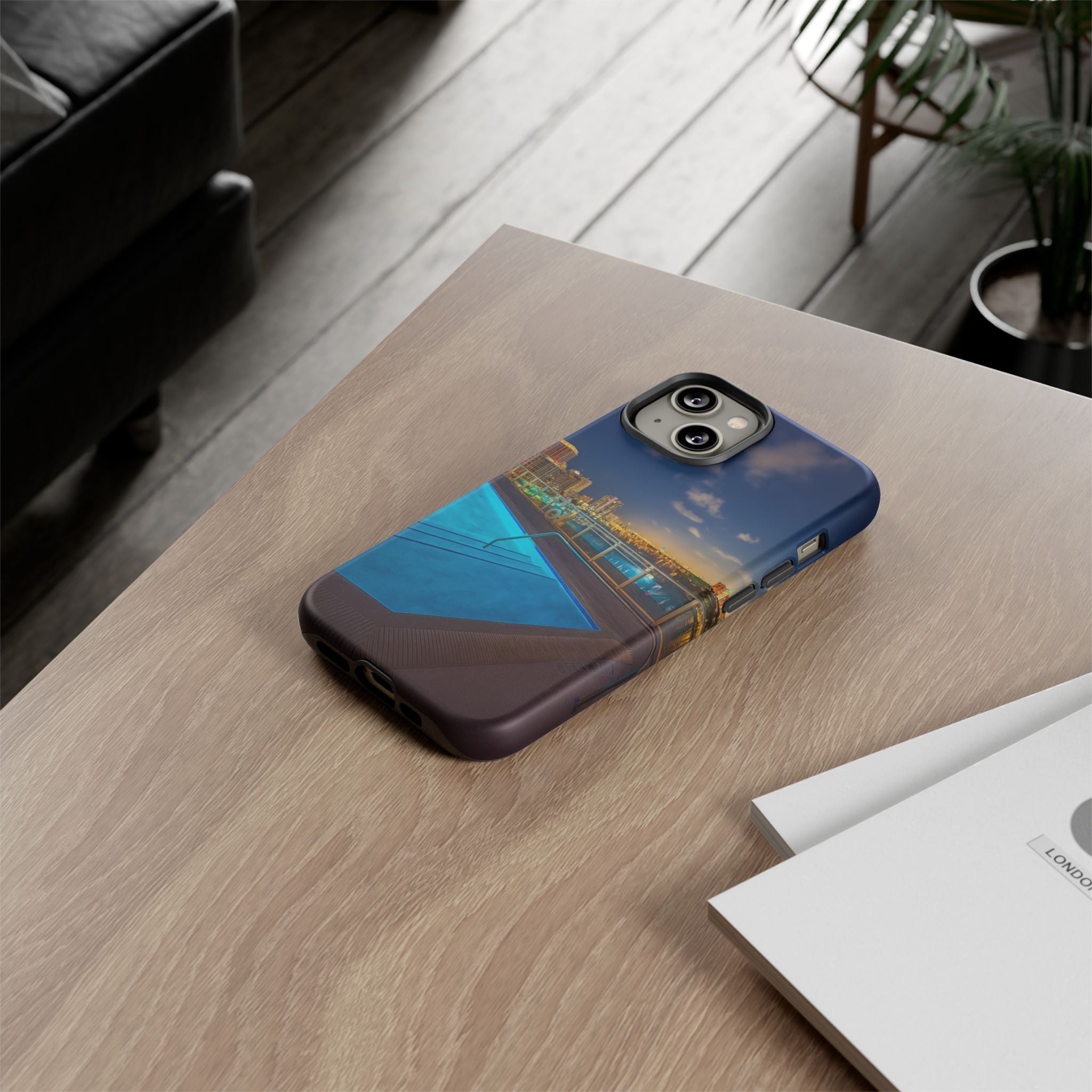 "Skyline Reflections" – Printed Phone Case