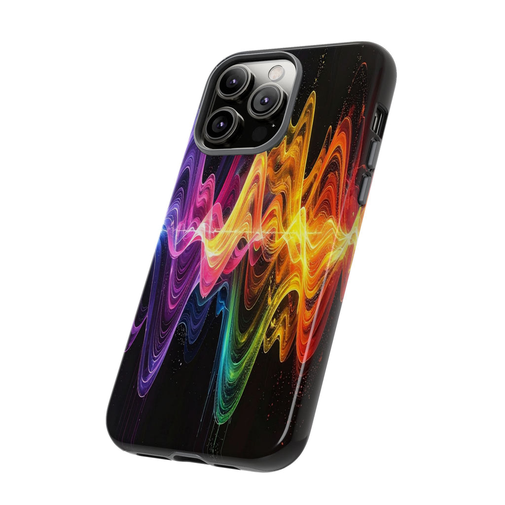 Resonant Spectrum: Digital Sound Wave Visualization, Chromatic Energy Flow - L’Art Suprême Phone Case