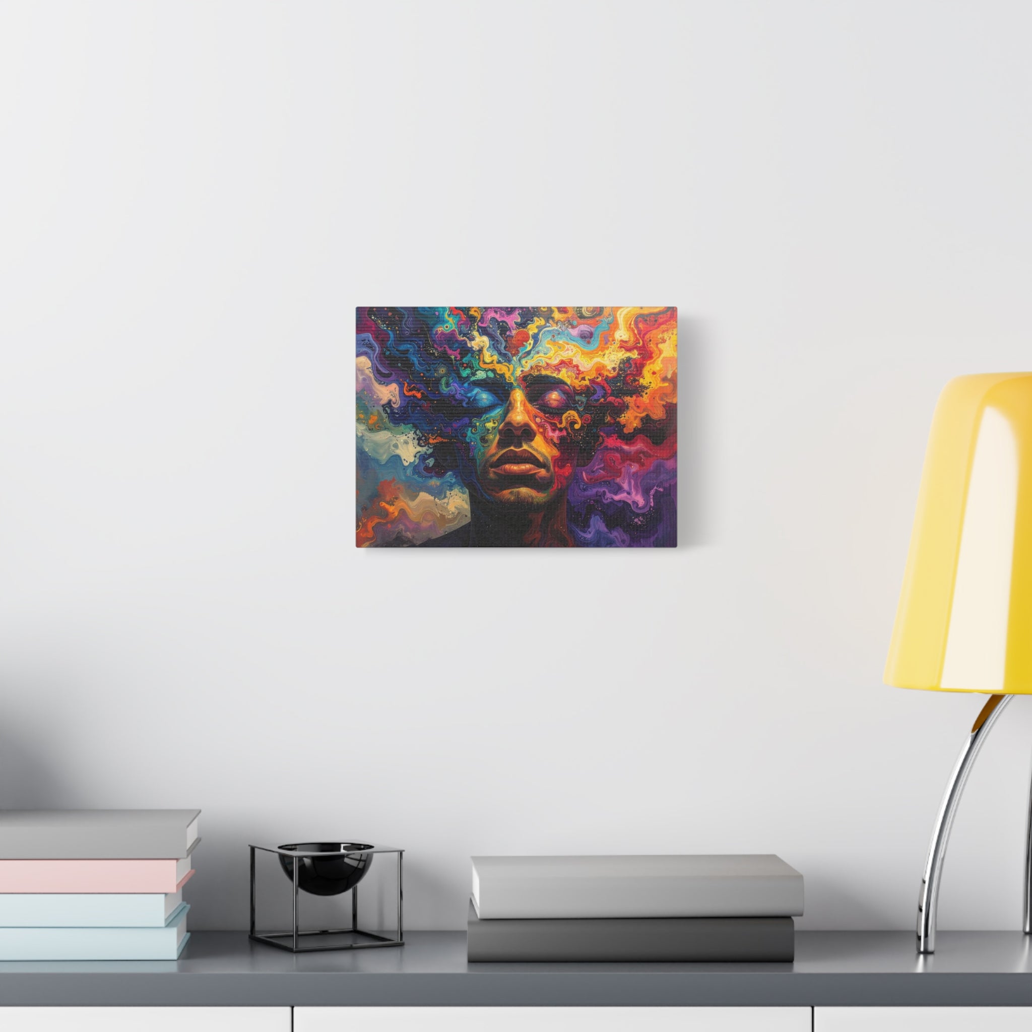 Consciousness Unfolding: Psychedelic Inner Landscape, Fluid Abstract Meditation - L’Art Suprême Canvas