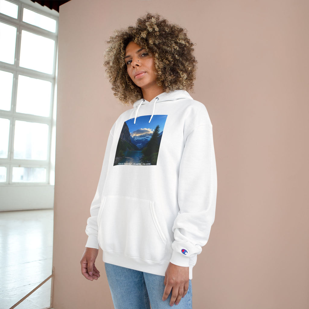 "Glacial Serenity" – Champion Hoodie