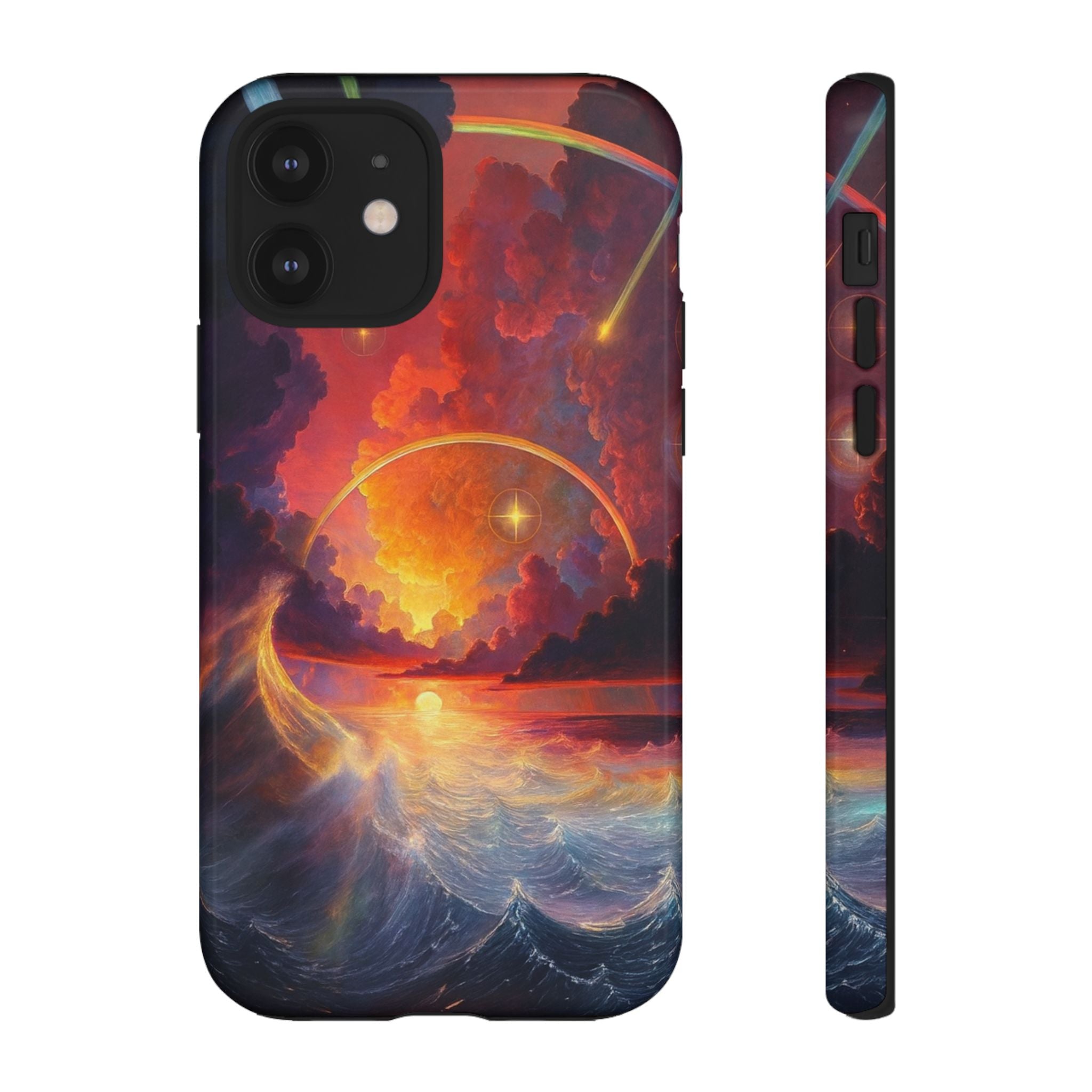 "Celestial Tides" – Printed Tough Phone Case