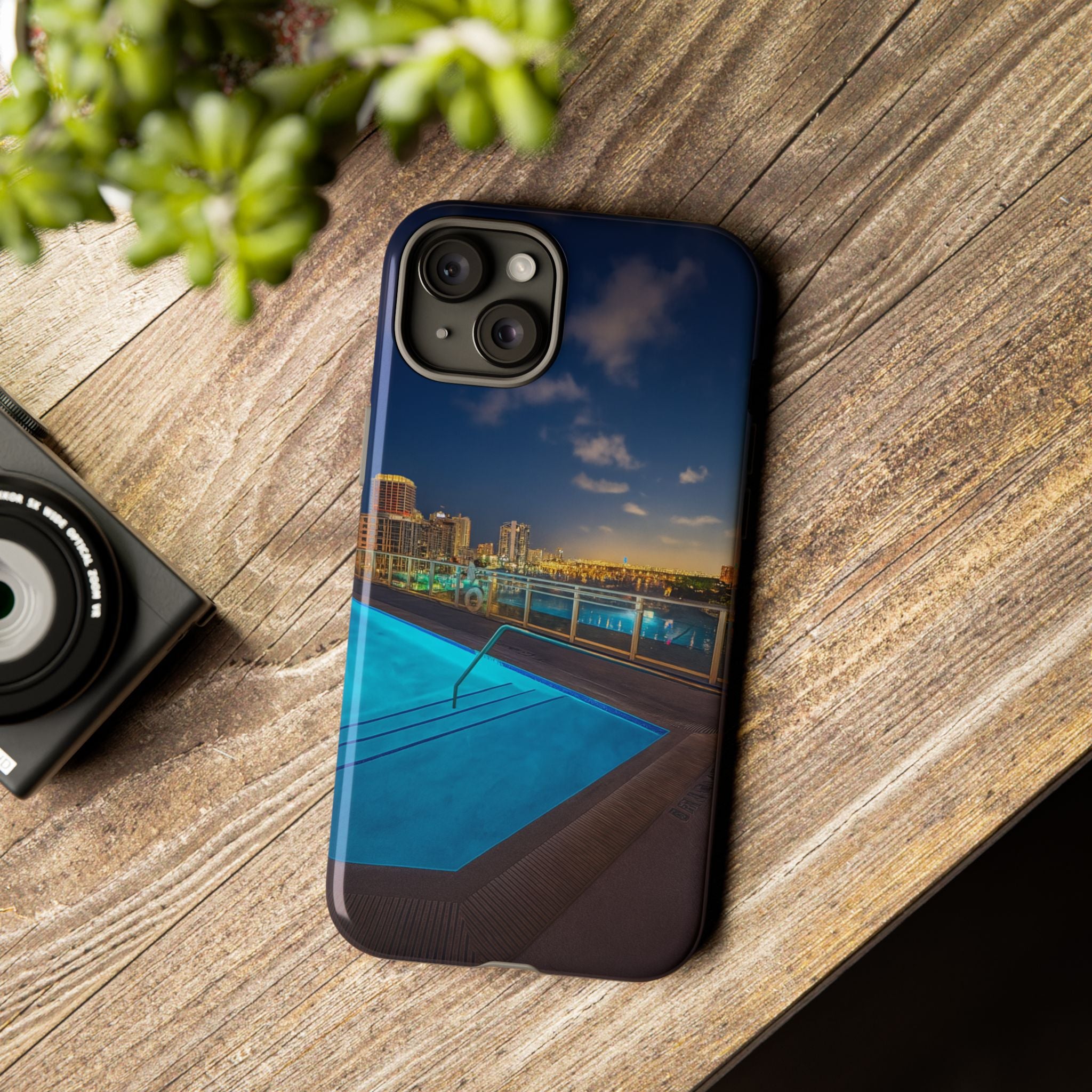 "Skyline Reflections" – Printed Phone Case