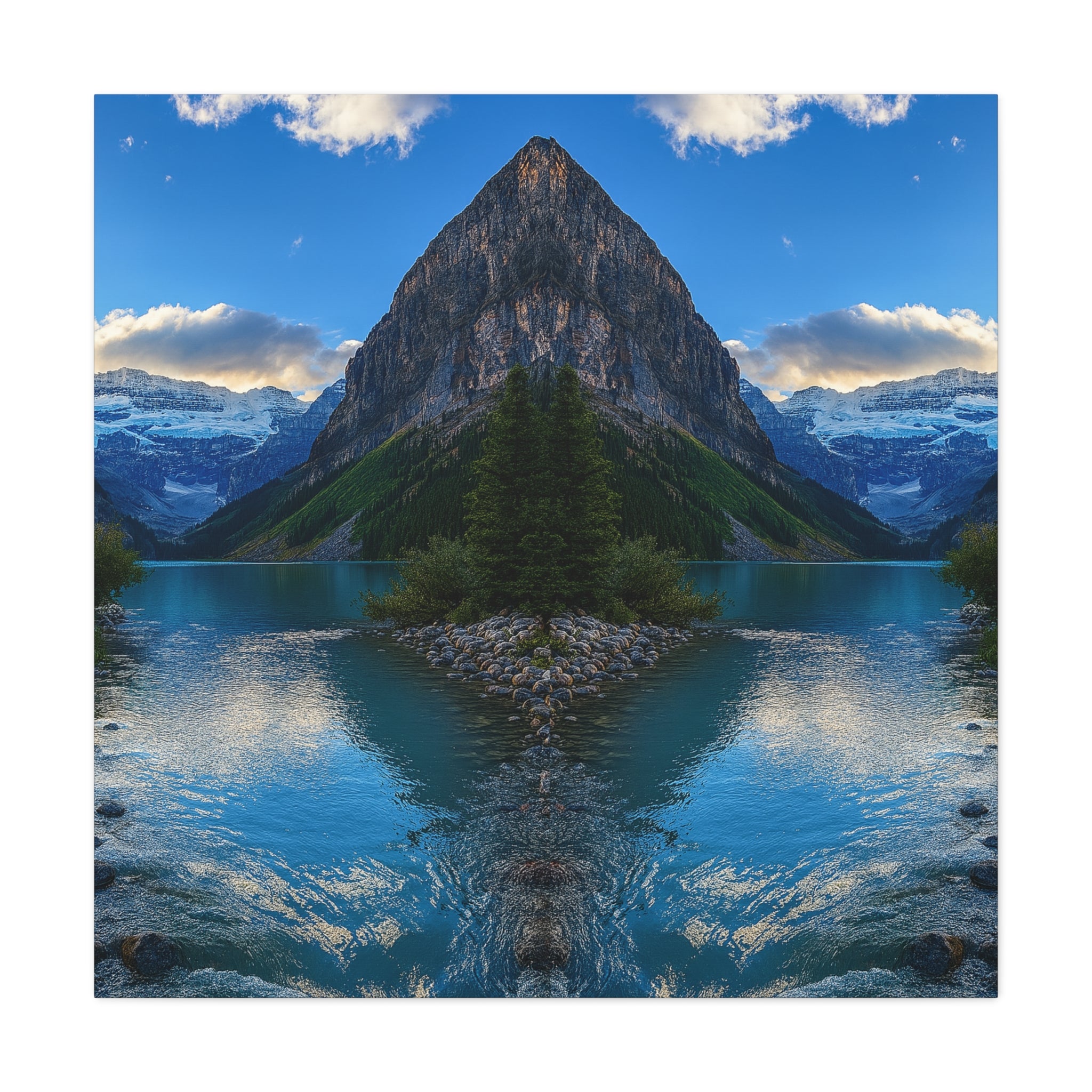 "Glacial Reflections" – Gallery Canvas Print