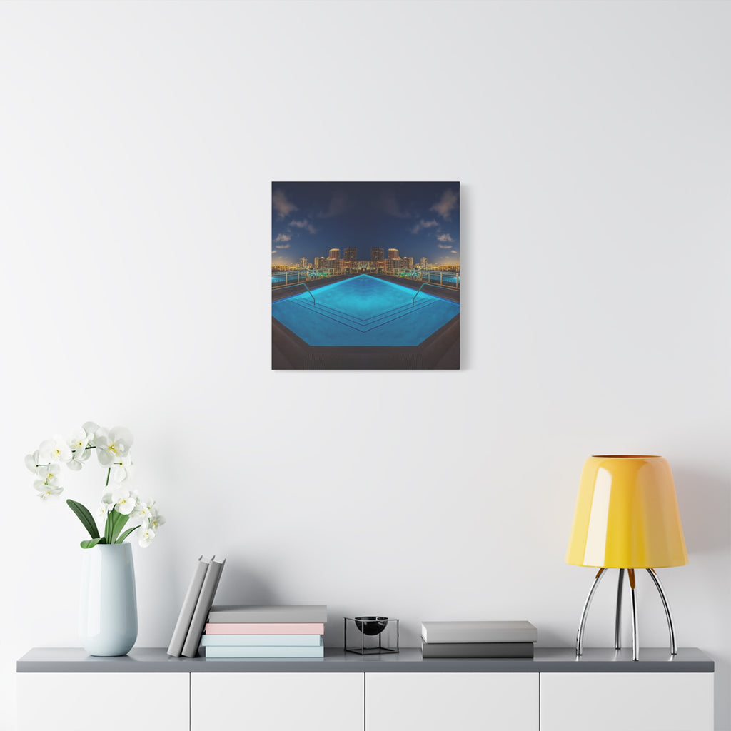 "Skyline Reflections" – Gallery Canvas Print