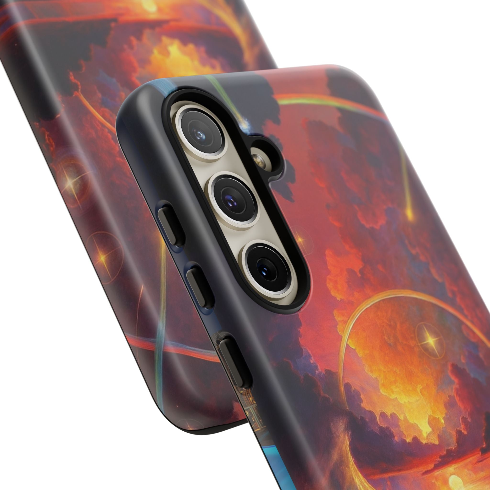 "Celestial Tides" – Printed Tough Phone Case