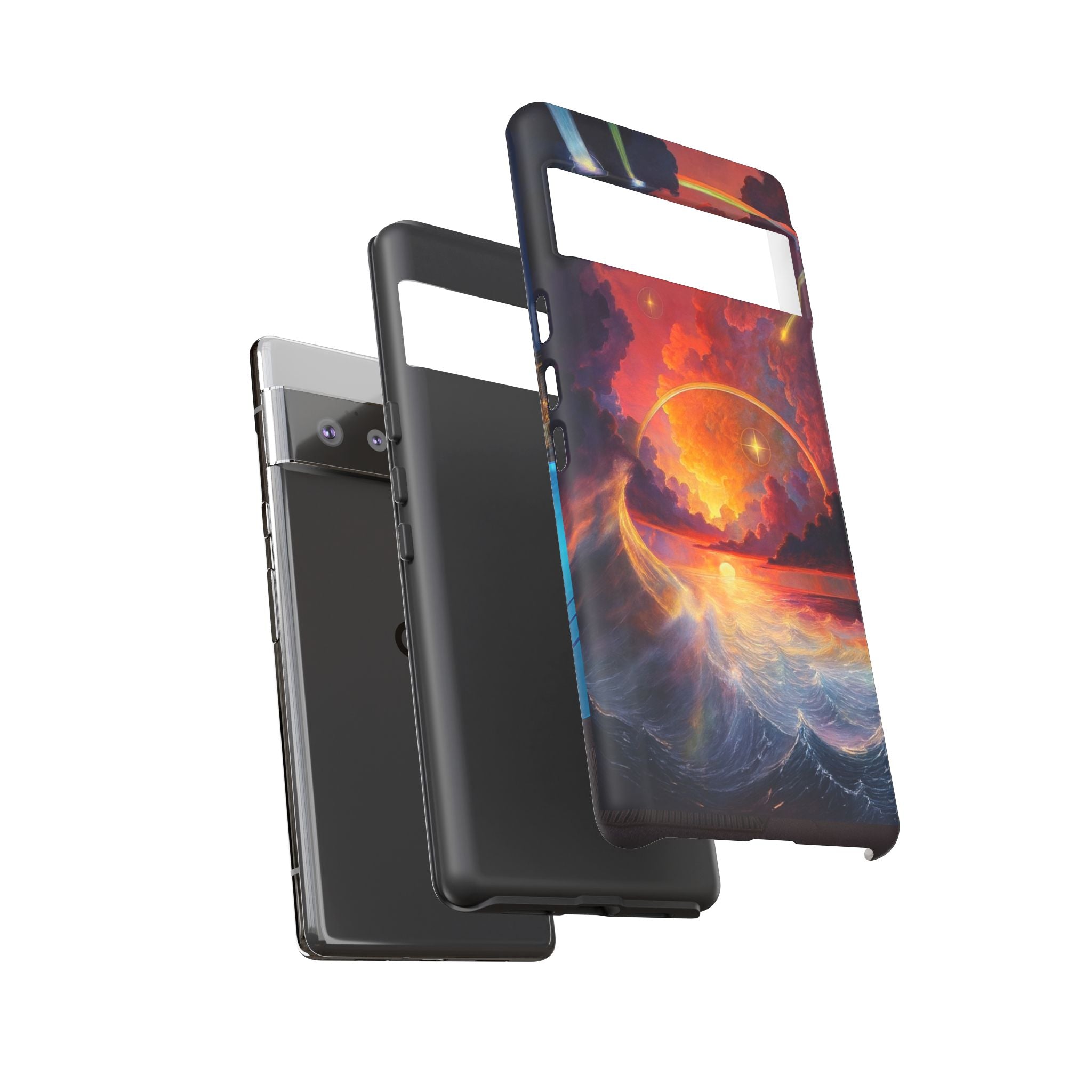 "Celestial Tides" – Printed Tough Phone Case