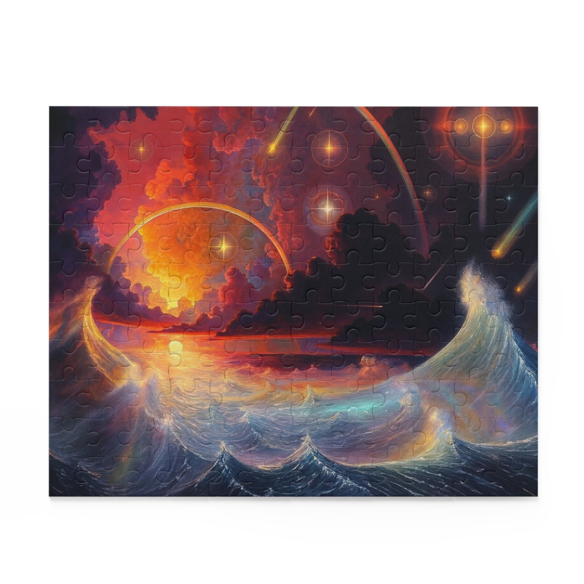 “Celestial Tides” – Cosmic Chaos x Ocean Calm Puzzle