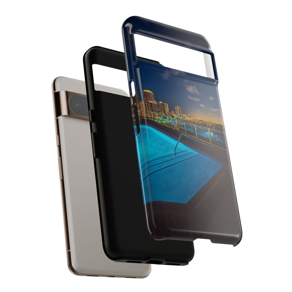 "Skyline Reflections" – Printed Phone Case