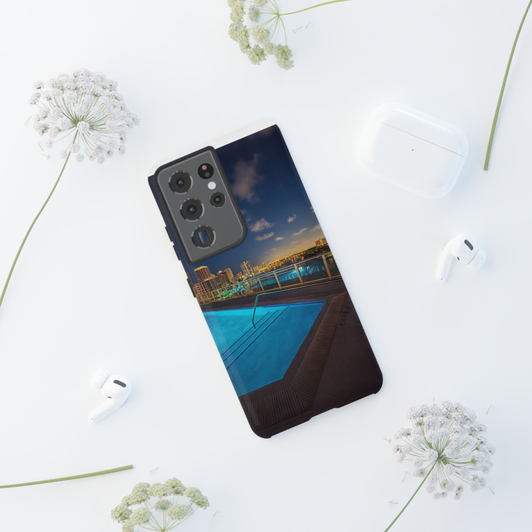 "Skyline Reflections" – Printed Phone Case