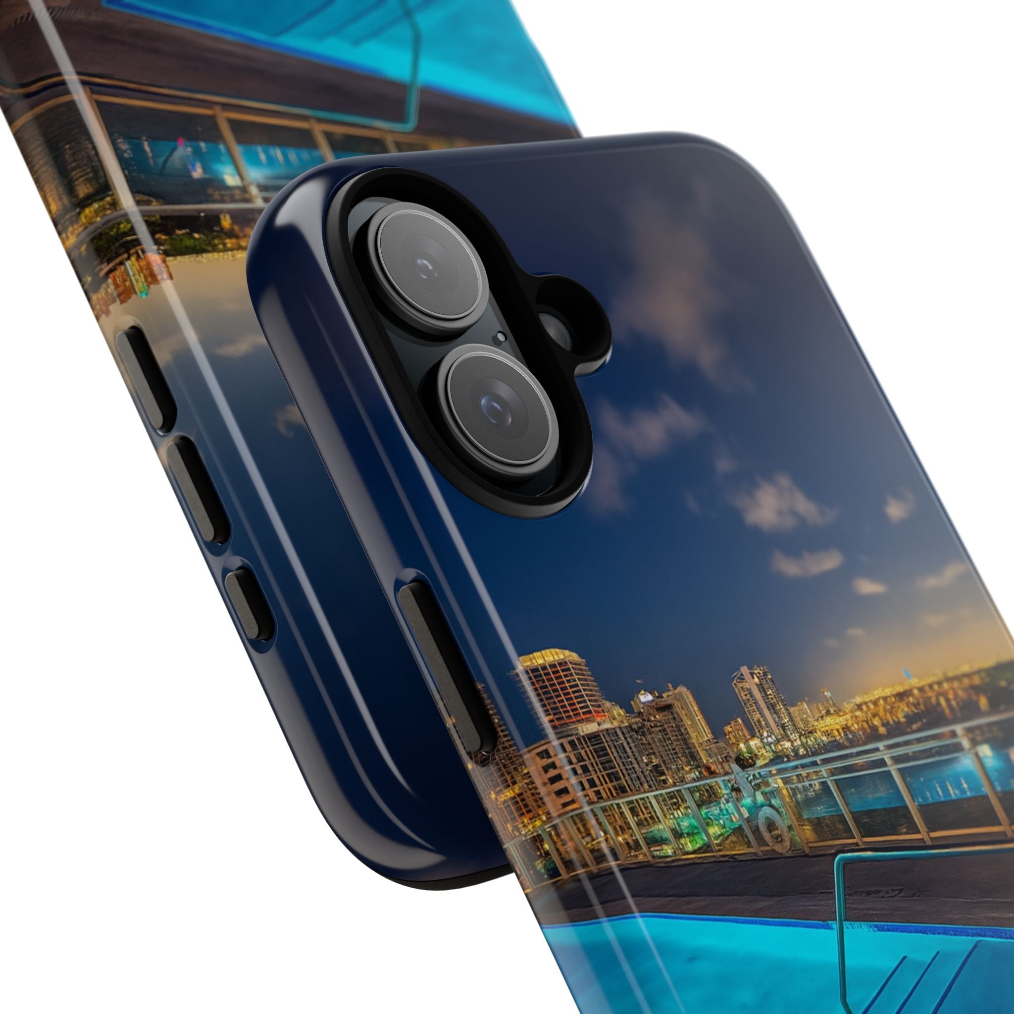 "Skyline Reflections" – Printed Phone Case
