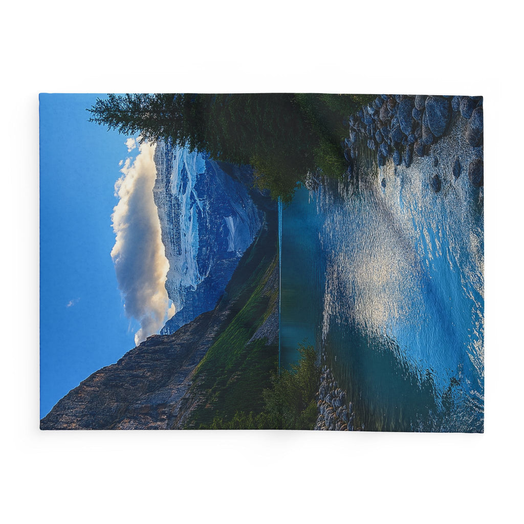 "Glacial Serenity" – Fleece Blanket